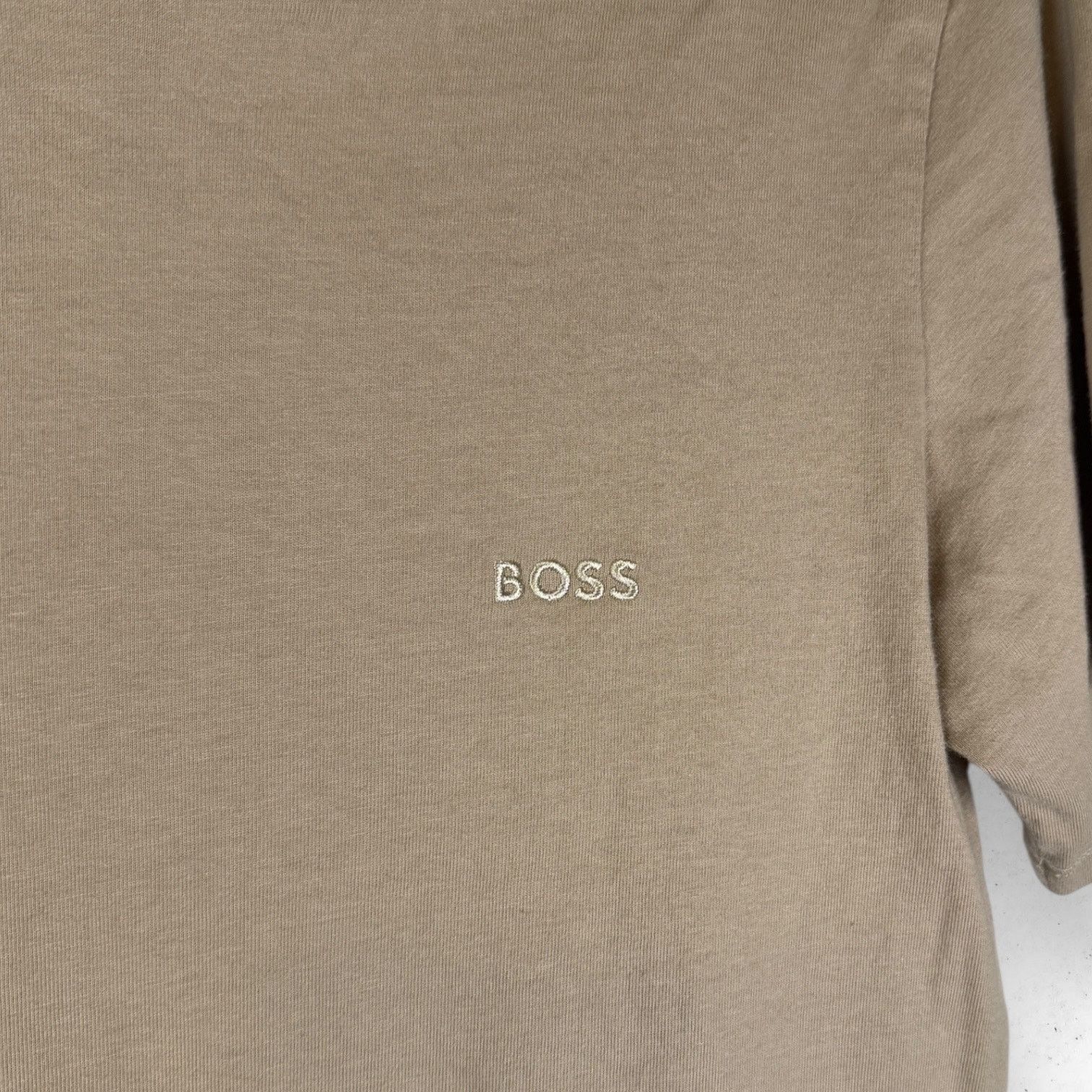 Hugo Boss Hugo Boss Khaki T-Shirt Men's Size M Short Sleeves Crew Neck Size US M / EU 48-50 / 2 - 4 Thumbnail