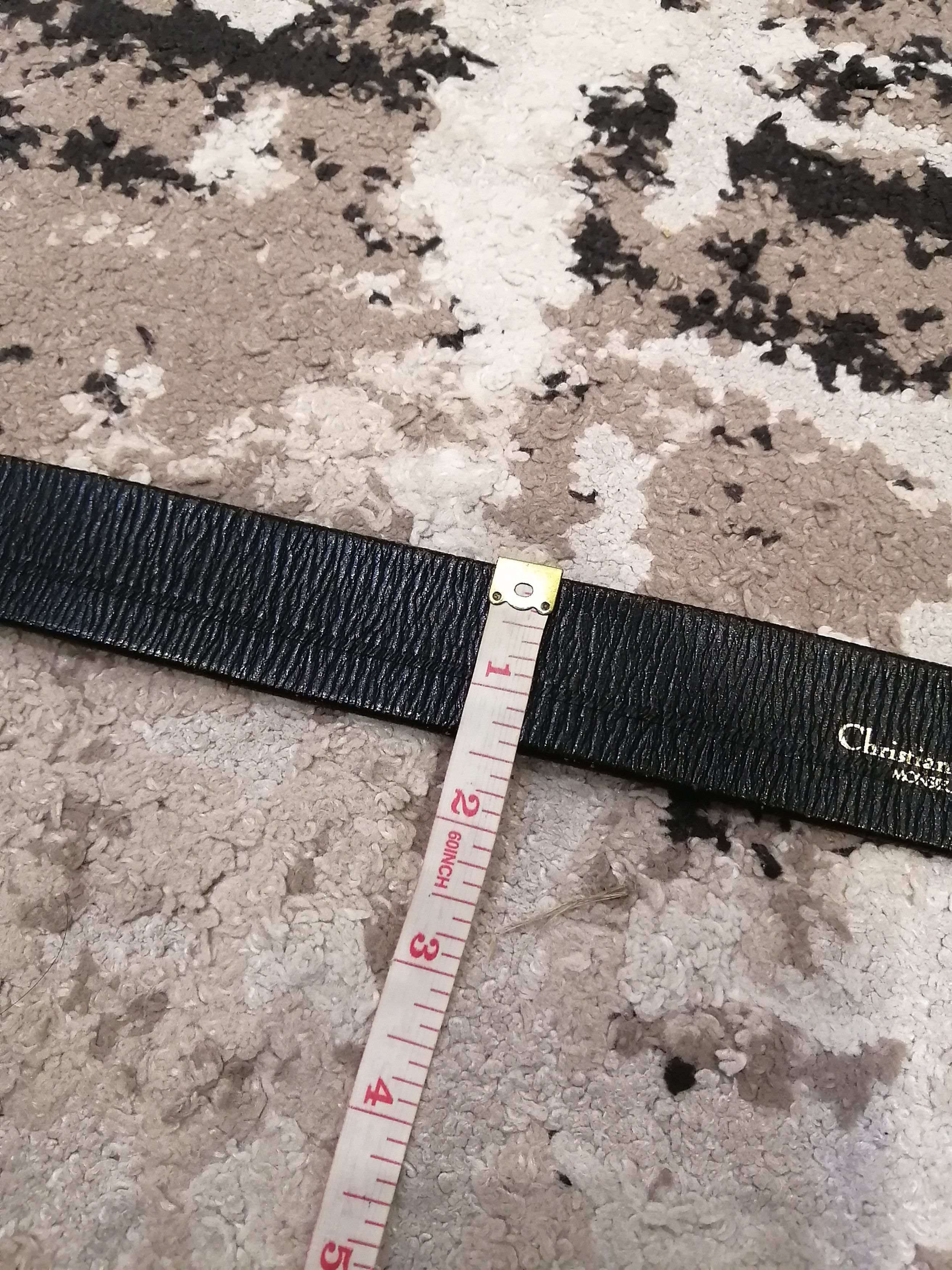Christian Dior Monsieur Vintage Christian Dior Leather Belt Size ONE SIZE - 19 Thumbnail