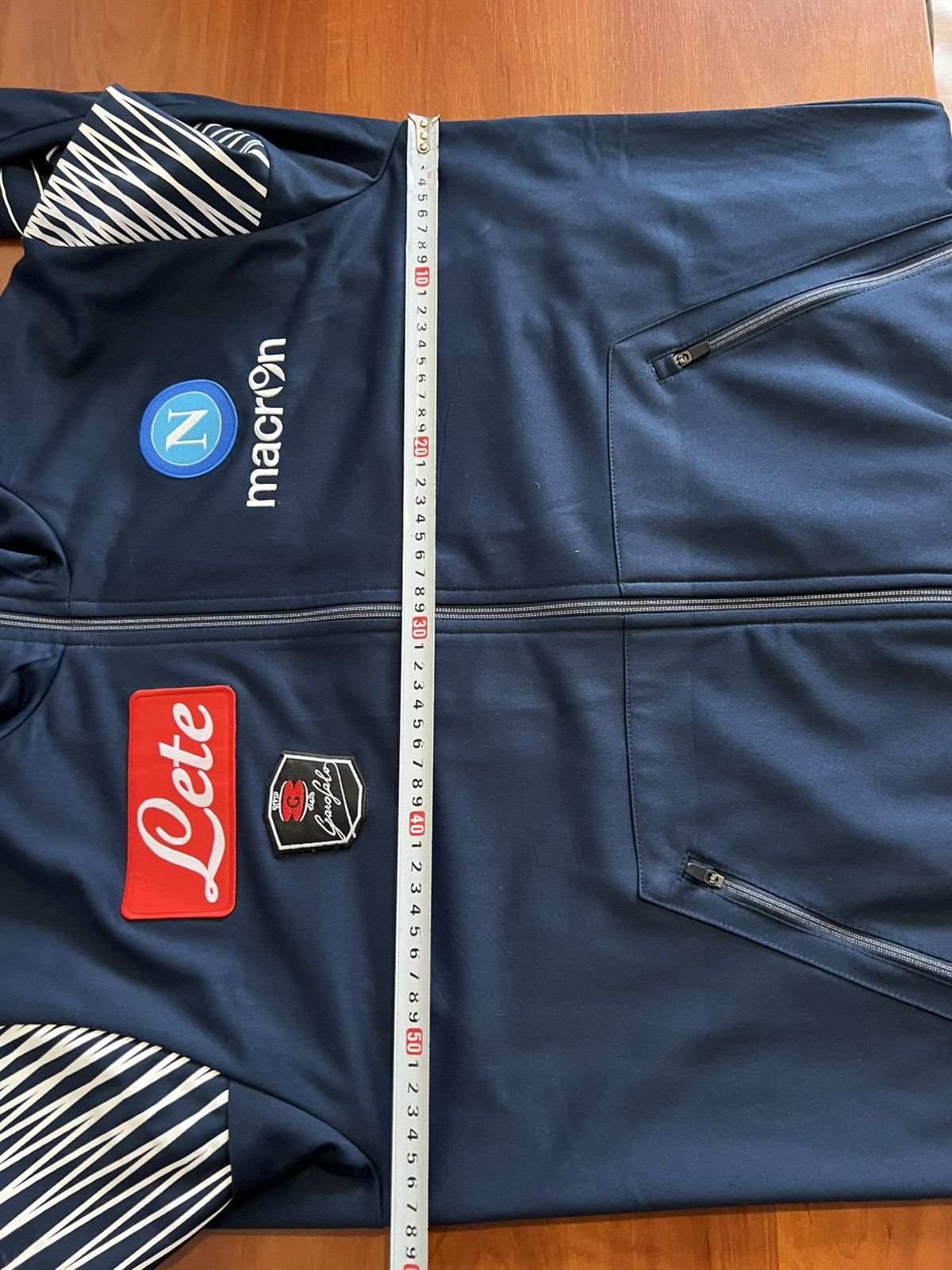 Macron 2015/16 NAPOLI SSC TRAINING SOCCER FOOTBALL ZIP JACKET XXL Size US XXL / EU 58 / 5 - 16 Thumbnail