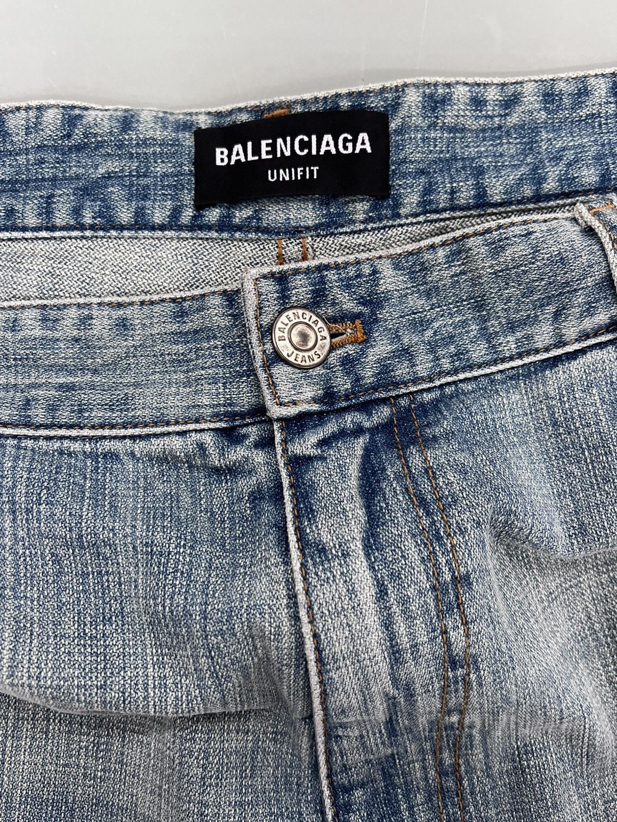 Balenciaga Balenciaga Hybrid Flannel Shirt Jeans Size US 35 - 6 Thumbnail