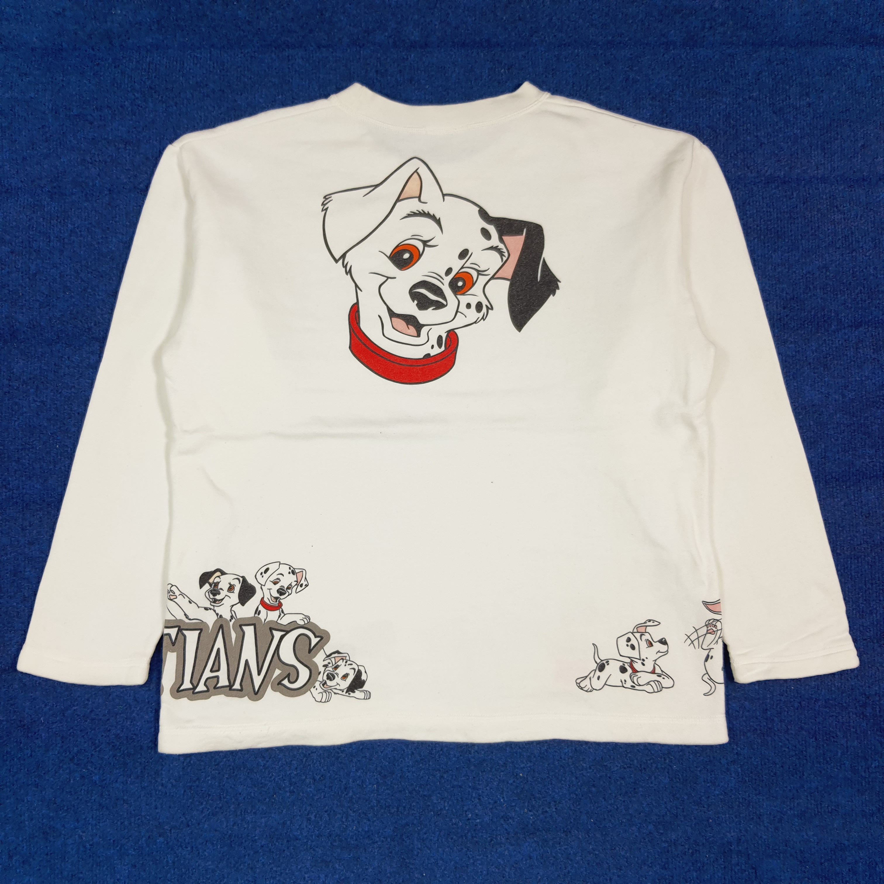 Disney Vintage 90s Tokyo Disney 101 Dalmatians Sweatshirt C283N26 Size US M / EU 48-50 / 2 - 1 Thumbnail