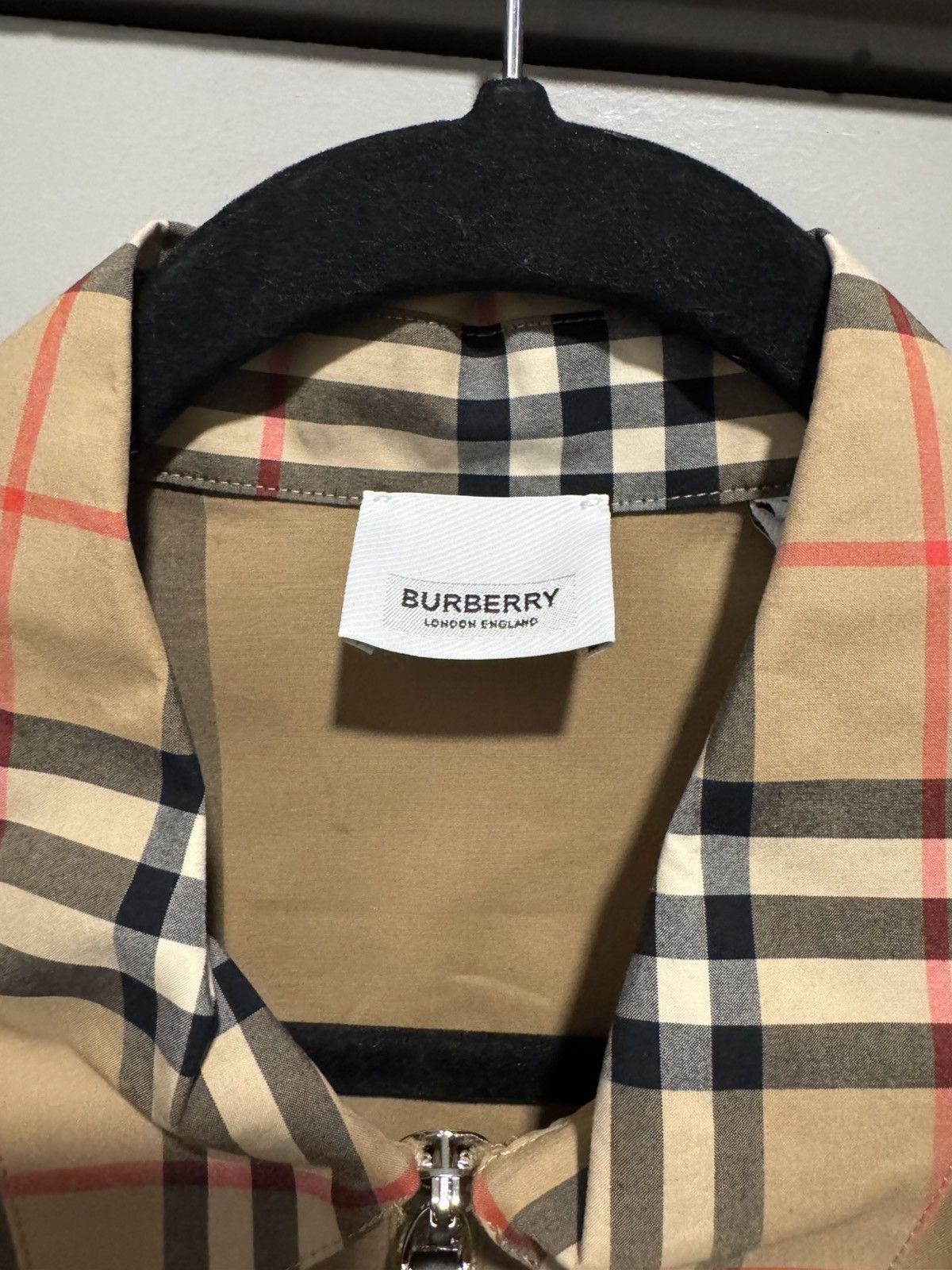 Burberry Beige Check Durham Shirt Size US S / EU 44-46 / 1 - 3 Thumbnail