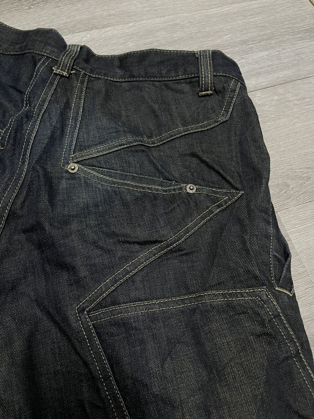 If Six Was Nine × Le Grande Bleu (L.G.B.) × PPFM PPFM Multipocket Megalace Jeans Size US 31 - 5 Thumbnail