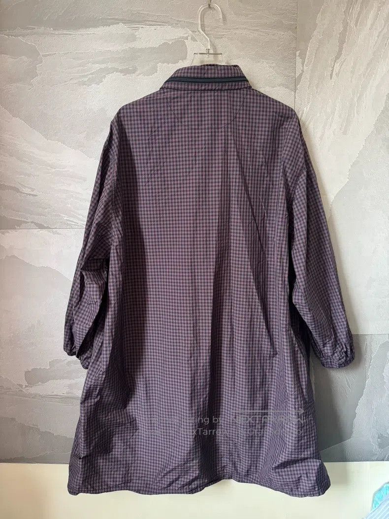 Balenciaga Balenciaga Nylon checkered print small logo long windbreak Size US S / EU 44-46 / 1 - 5 Thumbnail