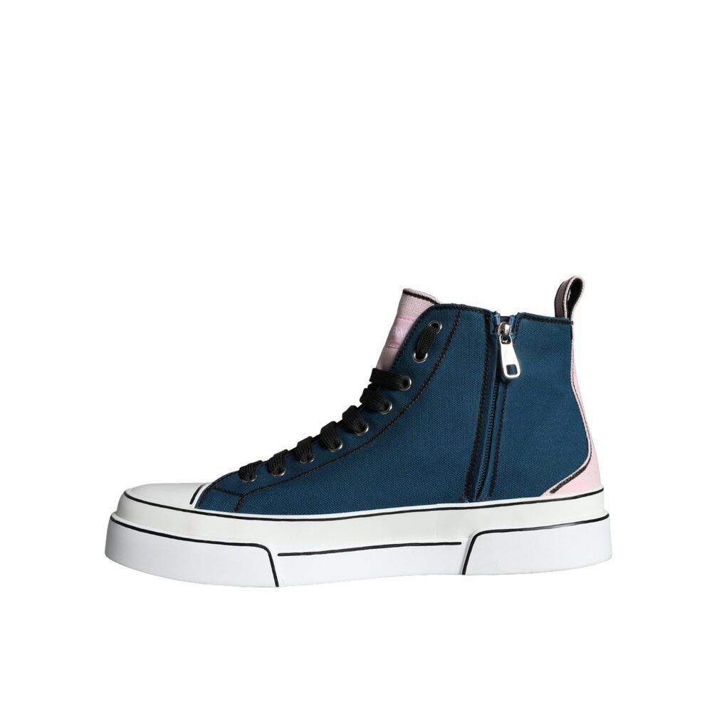 Dolce & Gabbana Dolce & Gabbana Multicolor Patchwork High Top Sneaker Shoes Size US 11 / EU 44 - 5 Thumbnail
