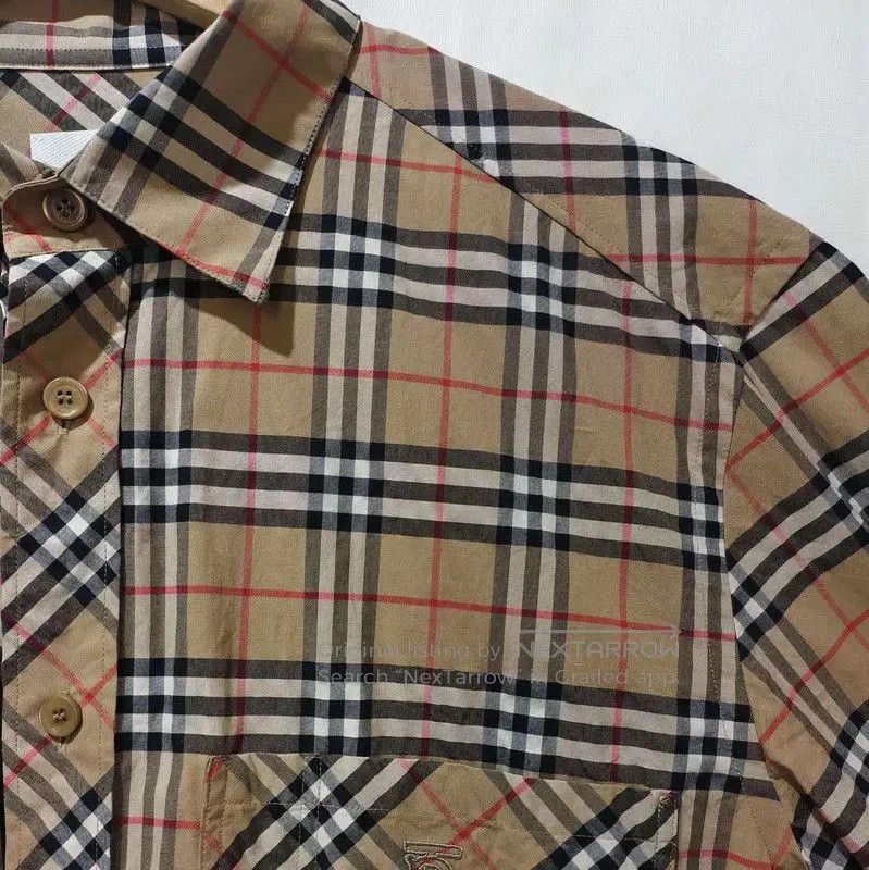 Burberry Burberry Long Sleeve Cotton Check Shirt. Size US M / EU 48-50 / 2 - 5 Thumbnail