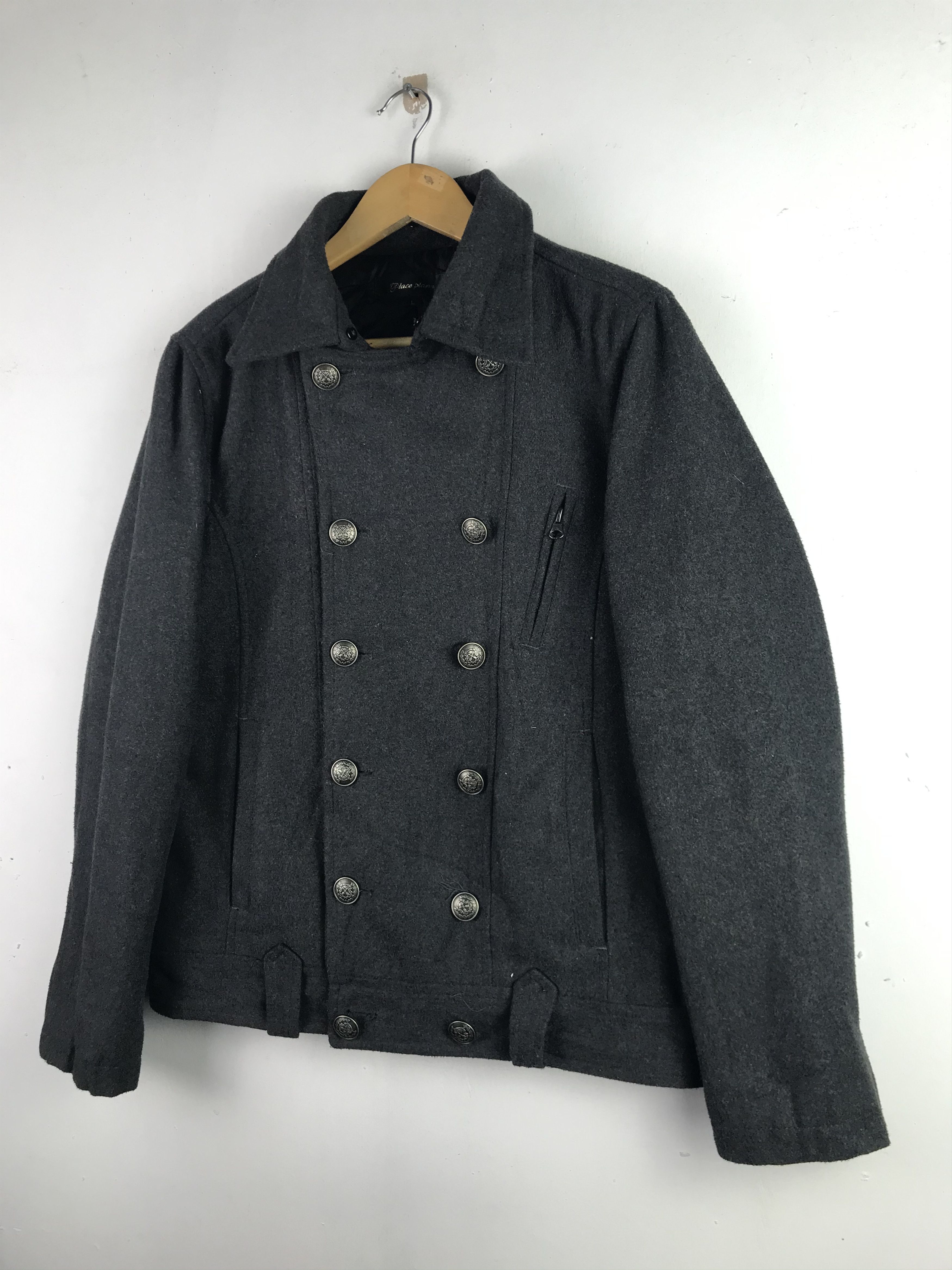 If Six Was Nine Vintage Bondage Punk Design Wool Jacket Size US L / EU 52-54 / 3 - 4 Thumbnail
