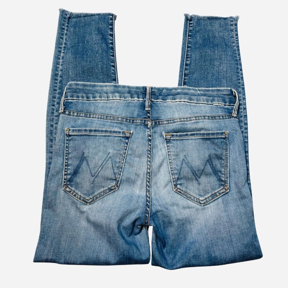 MOTHER MOTHER The Looker Ankle Fray Birds of Paradise Jeans Size 2 Size 28" / US 6 / IT 42 - 4 Thumbnail