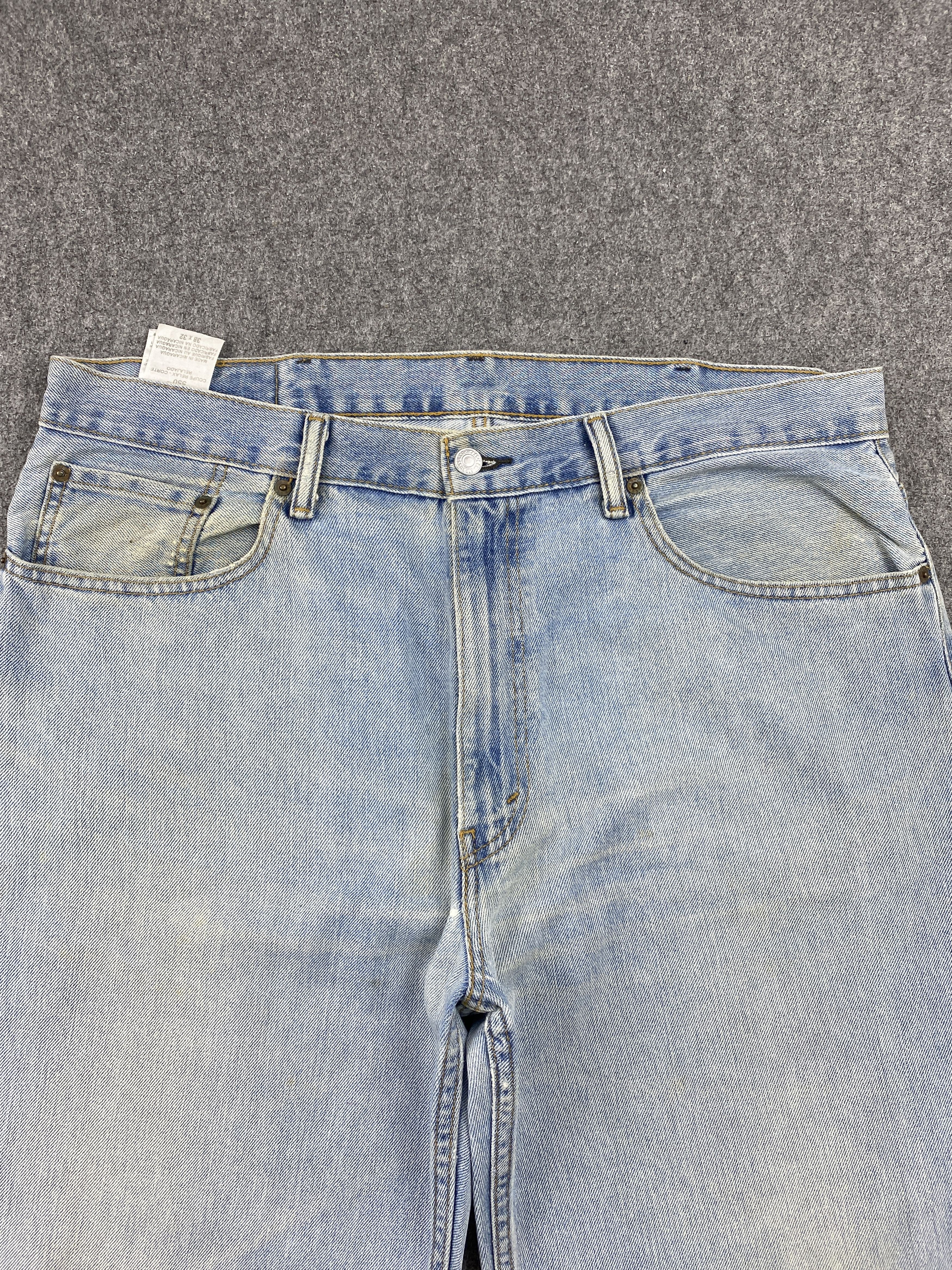 Levi's Vintage Levis 550 Distressed Blue Jeans DP2319 Size US 38 / EU 54 - 2 Thumbnail