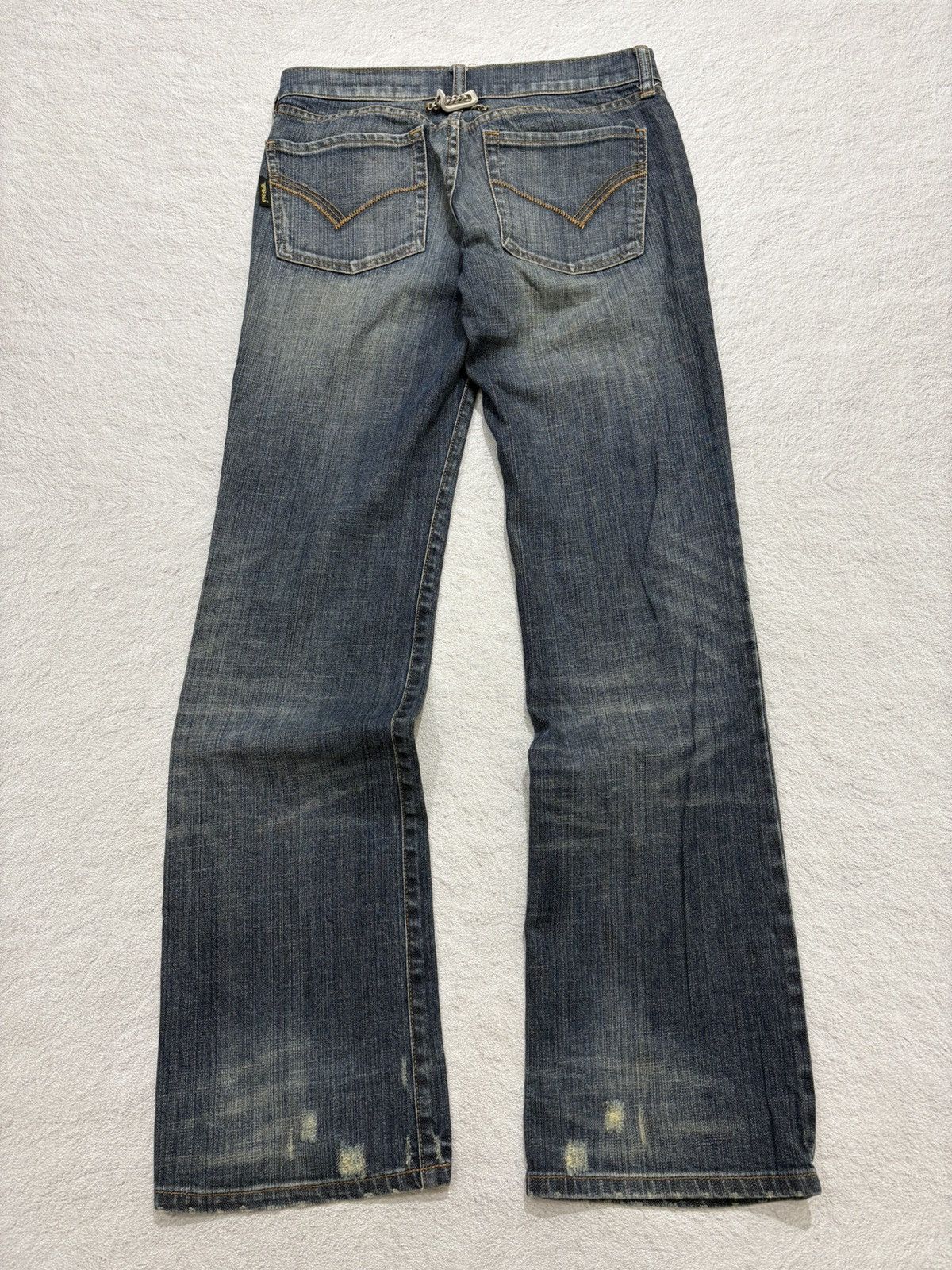 If Six Was Nine 2000s Flared gola japan denim pants y2k style Size US 28 / EU 44 - 6 Thumbnail