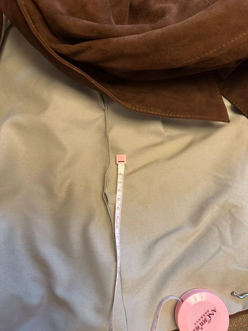 Loro Piana LORO PIANA Leather jacket, reverse flocking sheepskin, med Size US XL / EU 56 / 4 - 5 Thumbnail