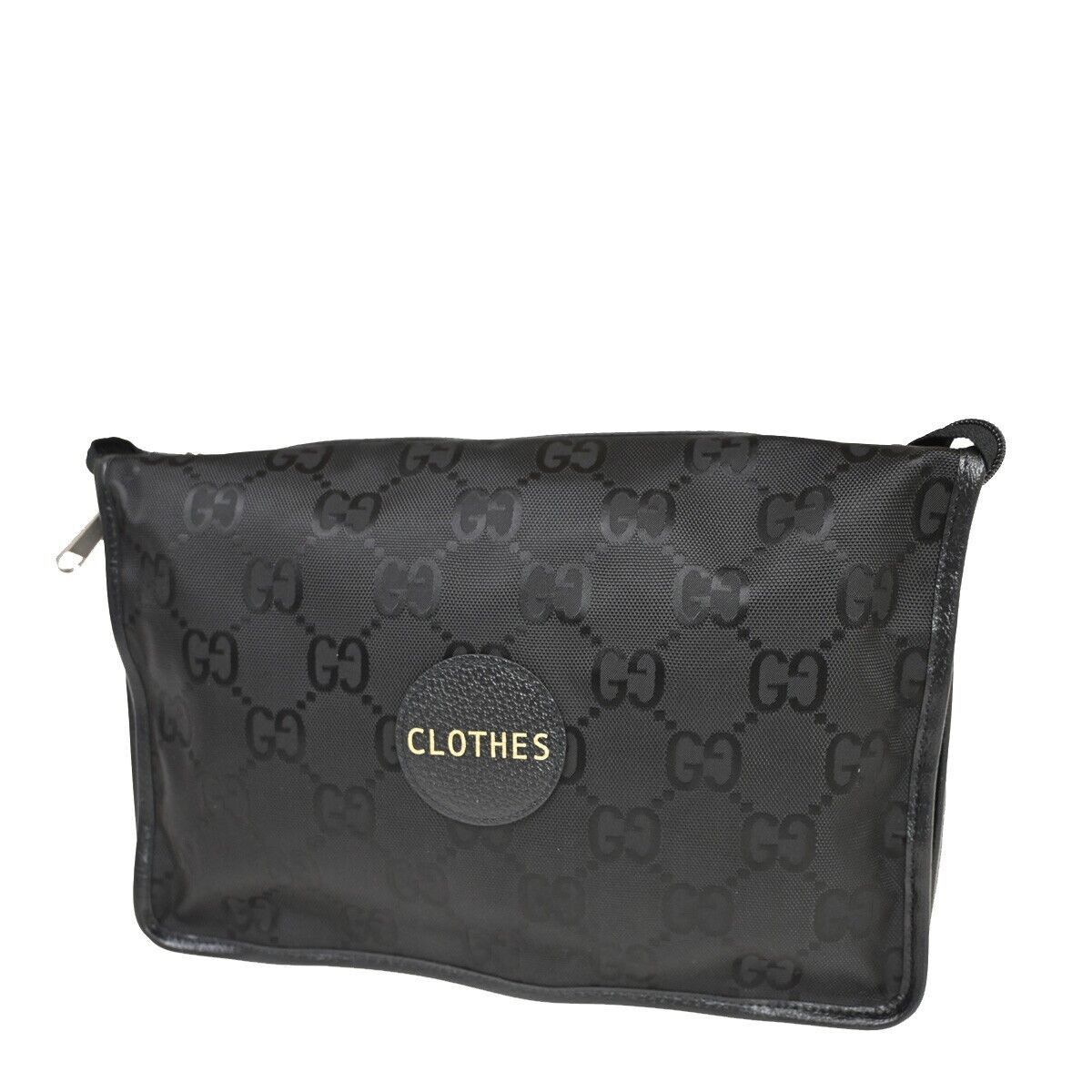 Gucci Off The Grid Black Canvas Clutch Bag (Pre-Owned) Size ONE SIZE - 1 Thumbnail