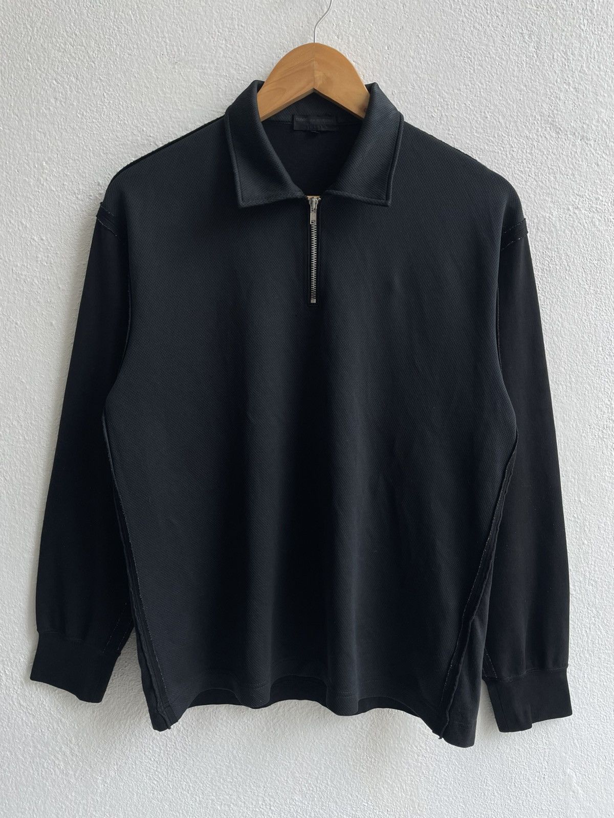 Comme des Garcons Homme Vintage Comme des Garçons Homme "AD2004" Half Zip Polo Size US S / EU 44-46 / 1 - 2 Thumbnail