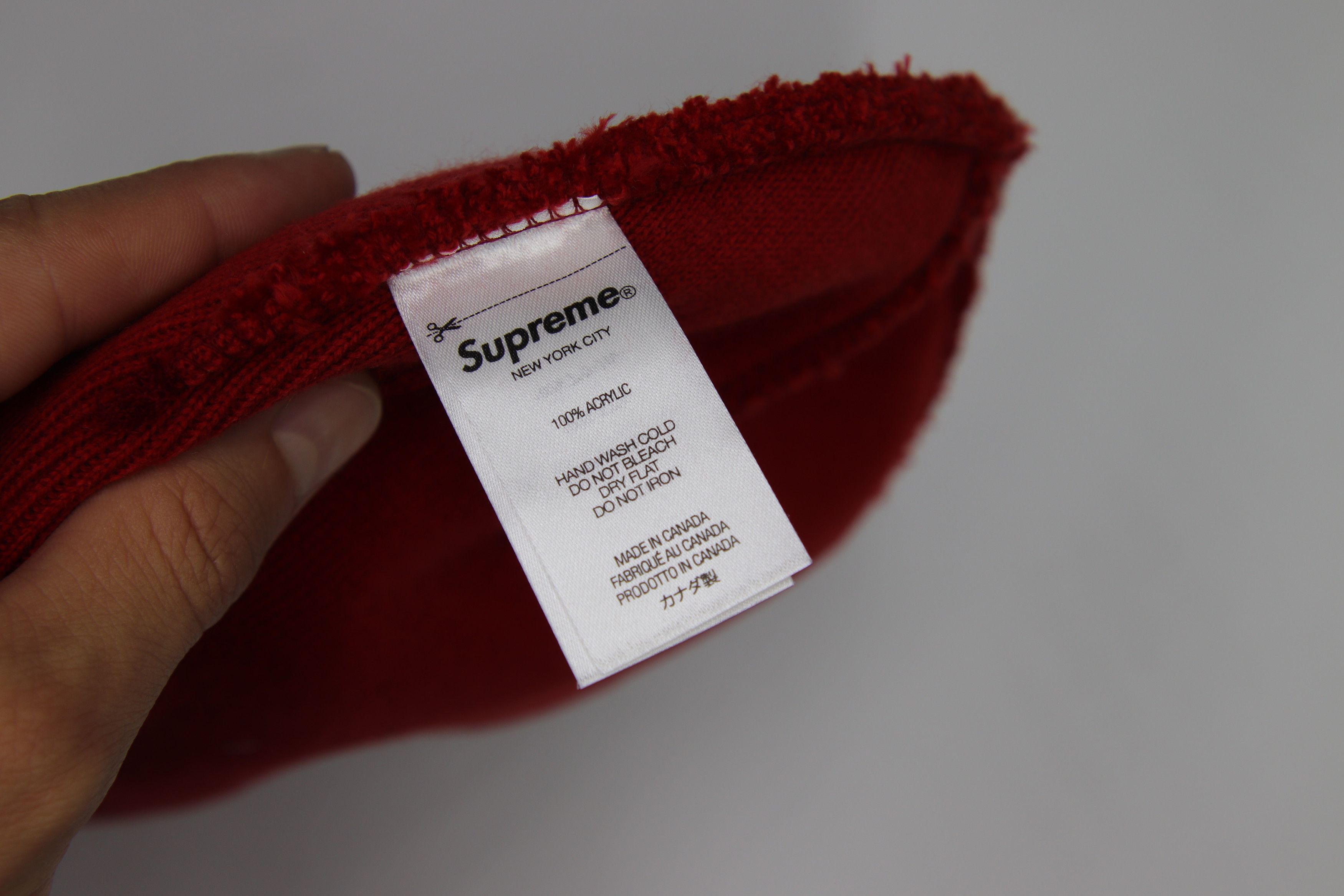 Supreme Supreme Shrek Beanie Dark Red Size ONE SIZE - 3 Thumbnail