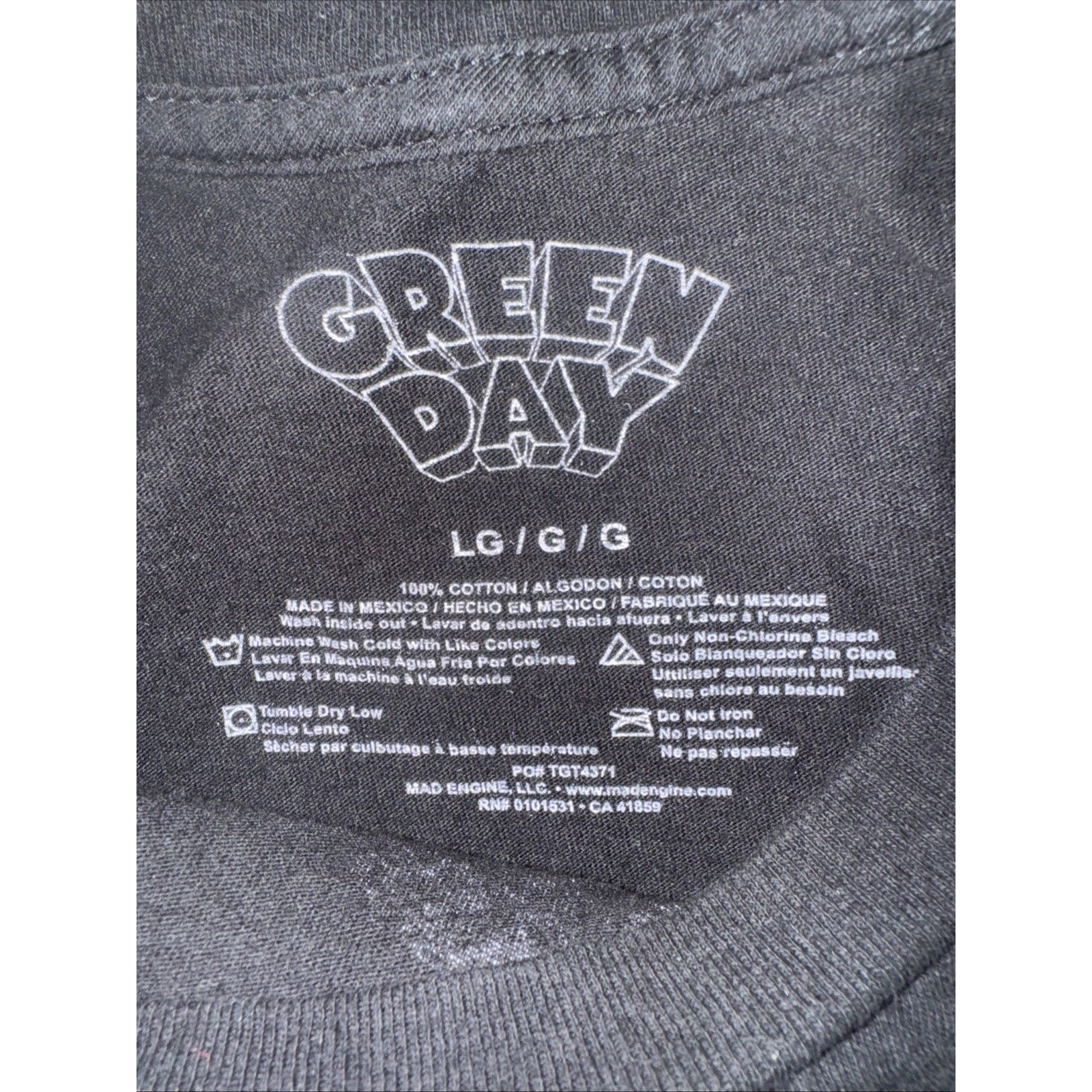 Band Tees × Vintage Green Day Dookie T-Shirt Black L 21x26 Punk Rock Graphic Tee Size US L / EU 52-54 / 3 - 3 Thumbnail