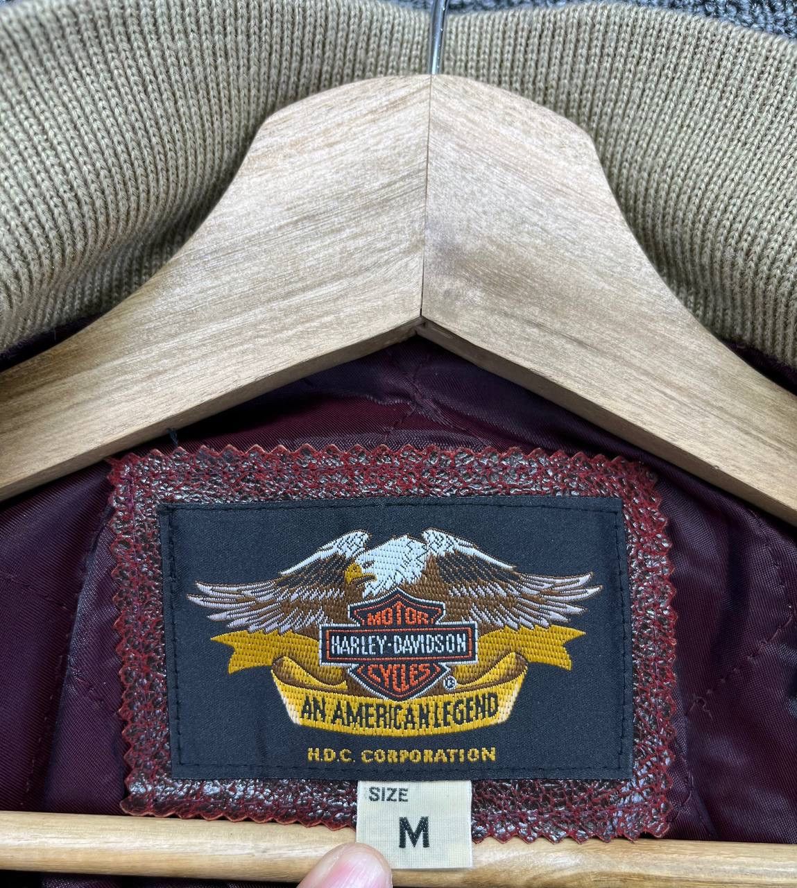 Harley Davidson Vintage Harley Davidson Rare Racing Leather Jacket Size US M / EU 48-50 / 2 - 11 Thumbnail