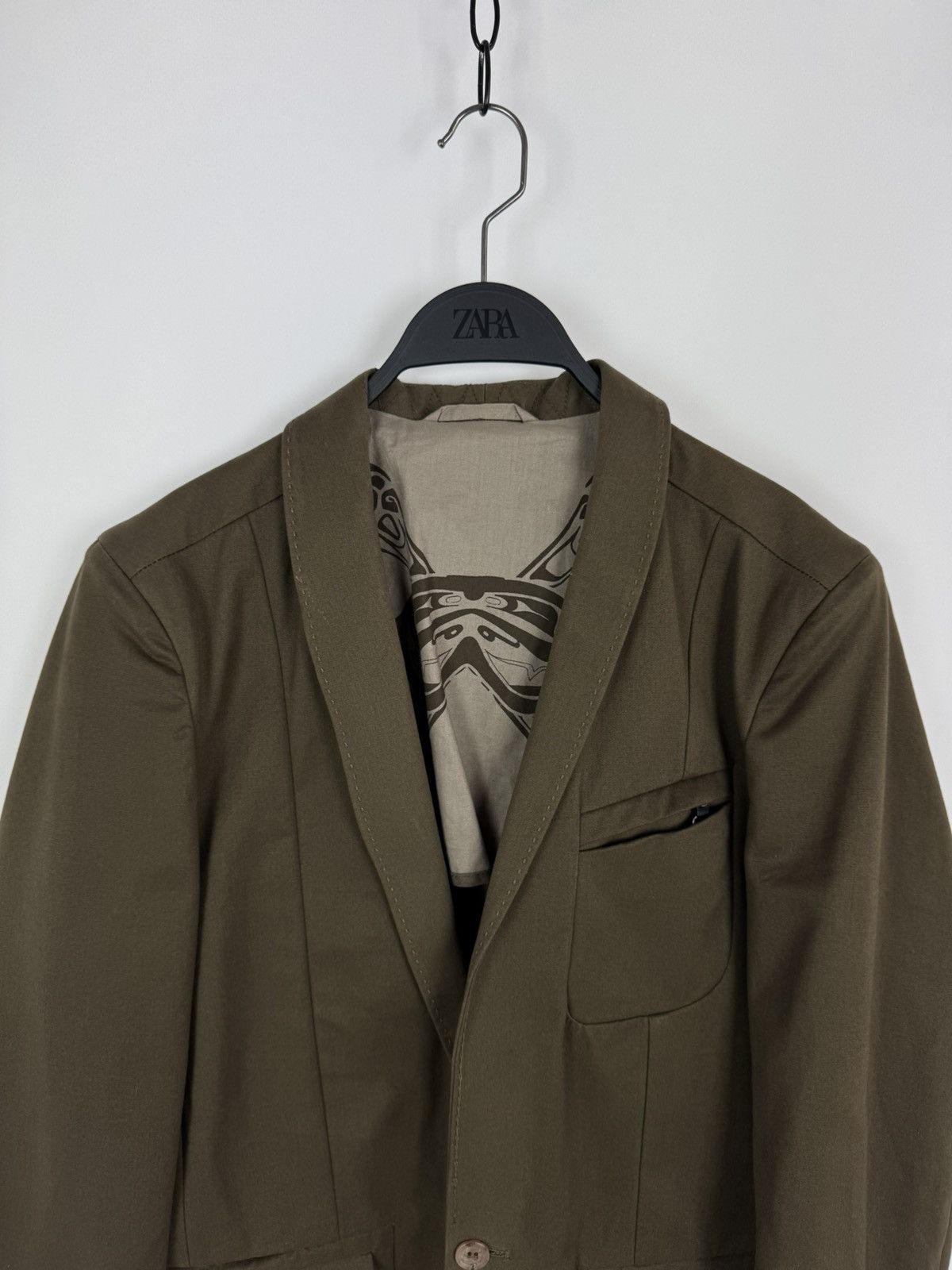 Diesel Diesel Designer Khaki Casual Blazer Size US L / EU 52-54 / 3 - 3 Thumbnail