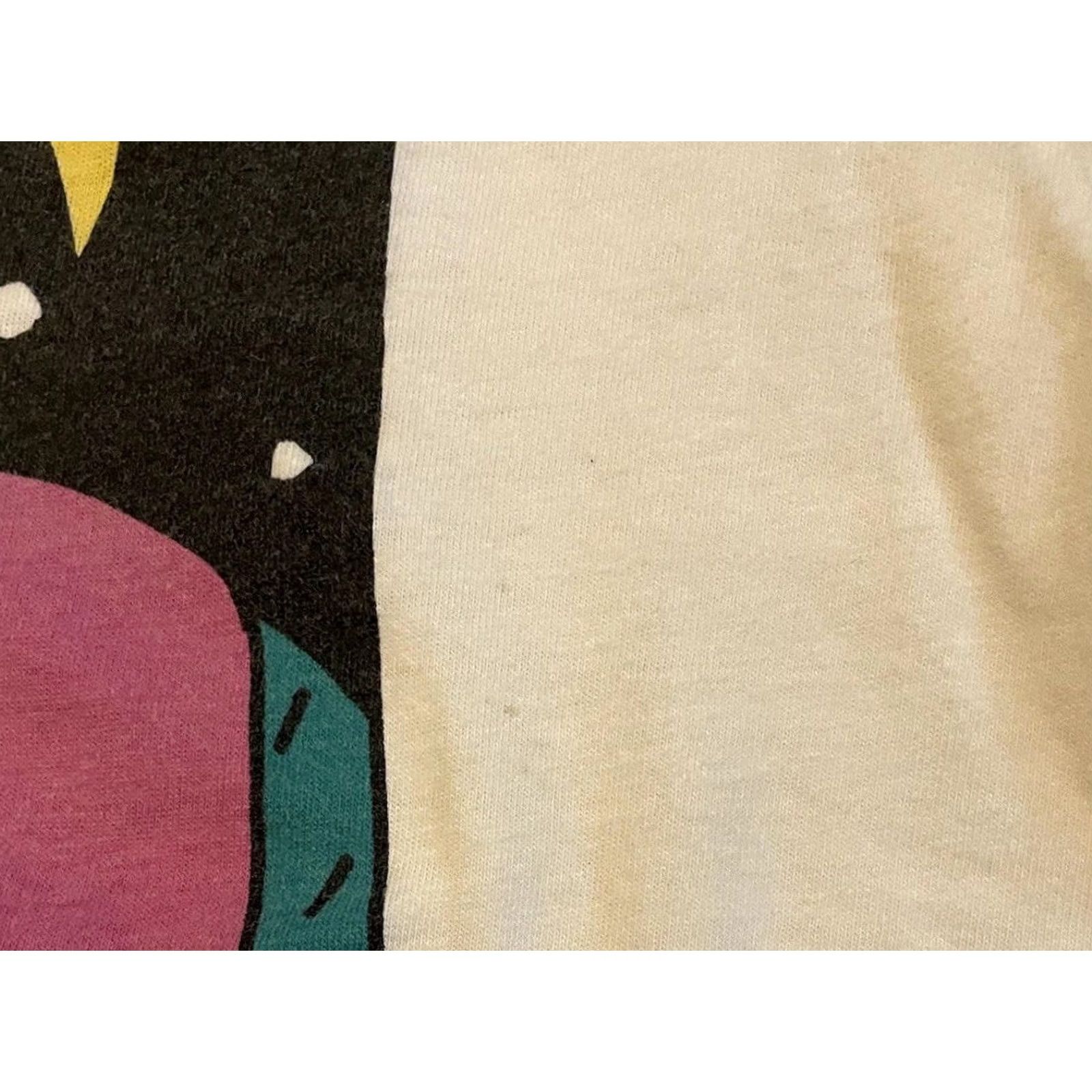 Vintage VINTAGE 90s Reach For A Star Faded Abstract Art Shirt M Sandra Magsamen Elephant White M Short Sleeve Graphic Tee Mens Size US M / EU 48-50 / 2 - 5 Thumbnail