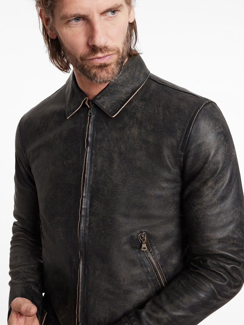 John Varvatos Sorcha Leather Jacket EU 50 USA 40 Size US M / EU 48-50 / 2 - 4 Thumbnail
