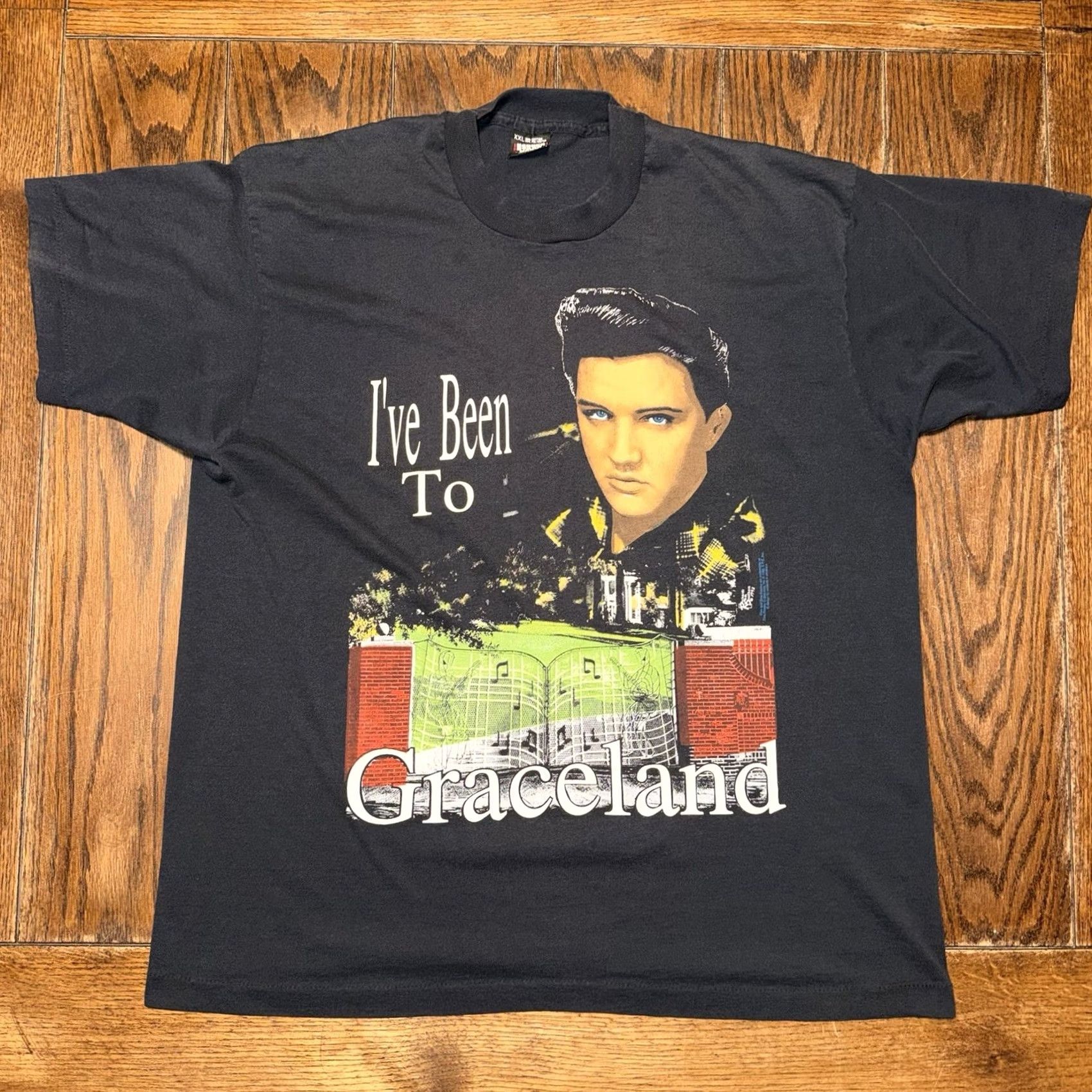 Vintage VINTAGE Elvis Presley Shirt 2XL Black I’ve Been To Graceland Single Stitch T Shirt Mens Size US XXL / EU 58 / 5 - 2 Thumbnail