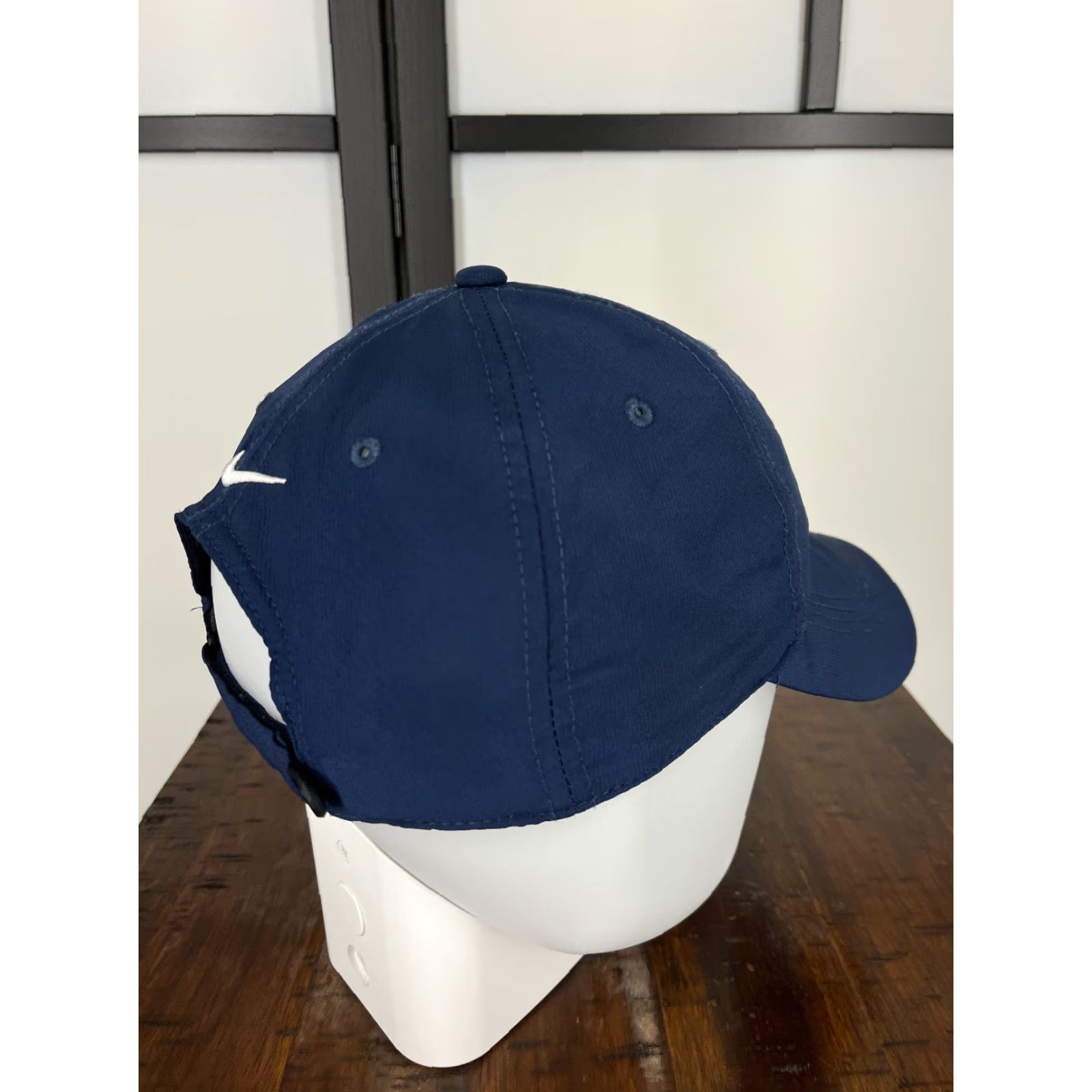 Nike Nike Golf Hat Cap Adjustable One Size Blue Lined 100% Polyester Mens Baseball Cap Sports Casual Travel Size ONE SIZE - 7 Thumbnail