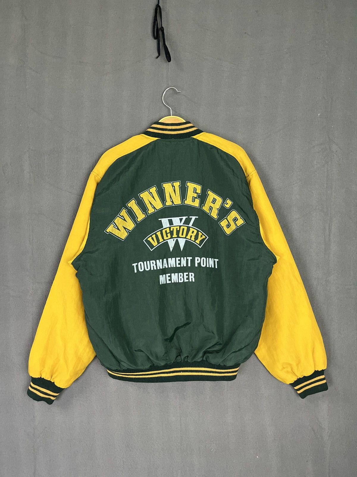 Japanese Brand × Vintage Vintage Team 375 Tokyo Nylon Varsity Jacket Size US S / EU 44-46 / 1 - 2 Thumbnail