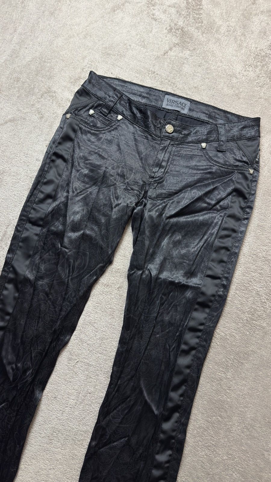 Versace Y2K Faded Punk Jeans LGB hedi slimane dior ysl cdg balmain Size US 28 / EU 44 - 2 Thumbnail