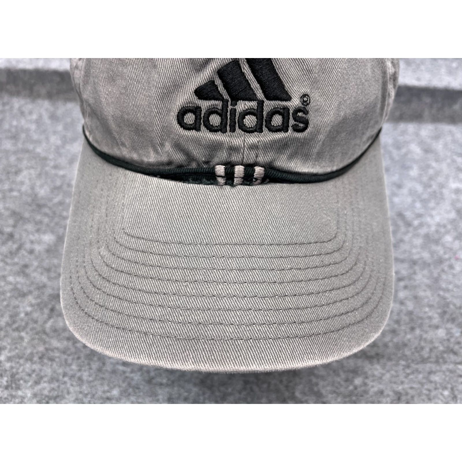 Adidas Adidas Baseball Cap Adjustable Unisex One Size Gray Cotton Golf Sports Size ONE SIZE - 3 Thumbnail