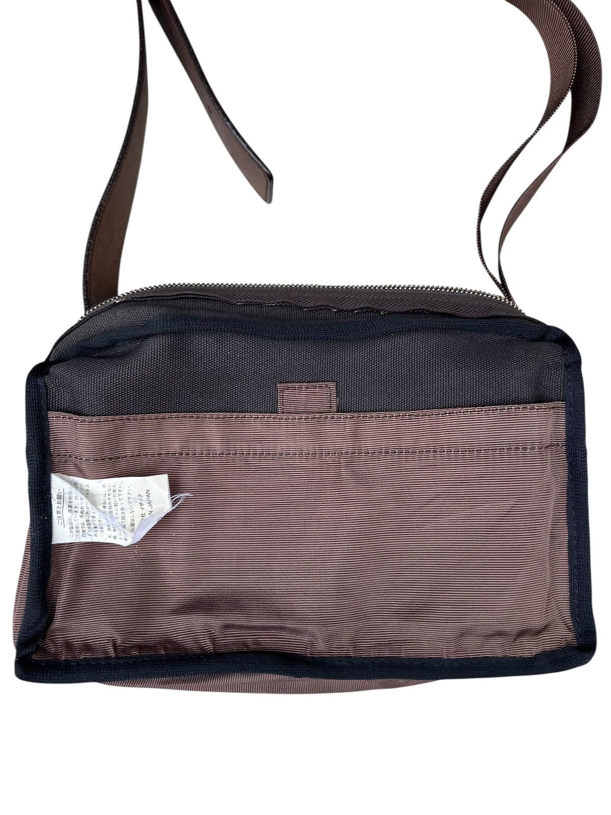 Yohji Yamamoto 2000s Yohji Yamamoto Y’saccs Hybrid Leather Sling Bag Size ONE SIZE - 15 Thumbnail