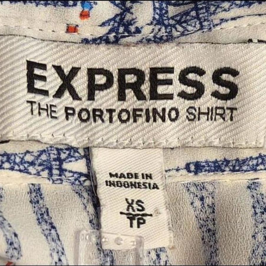 Express Express Size XS Blouse Portofino Eiffel Tower Print Size XS / US 0-2 / IT 36-38 - 8 Thumbnail