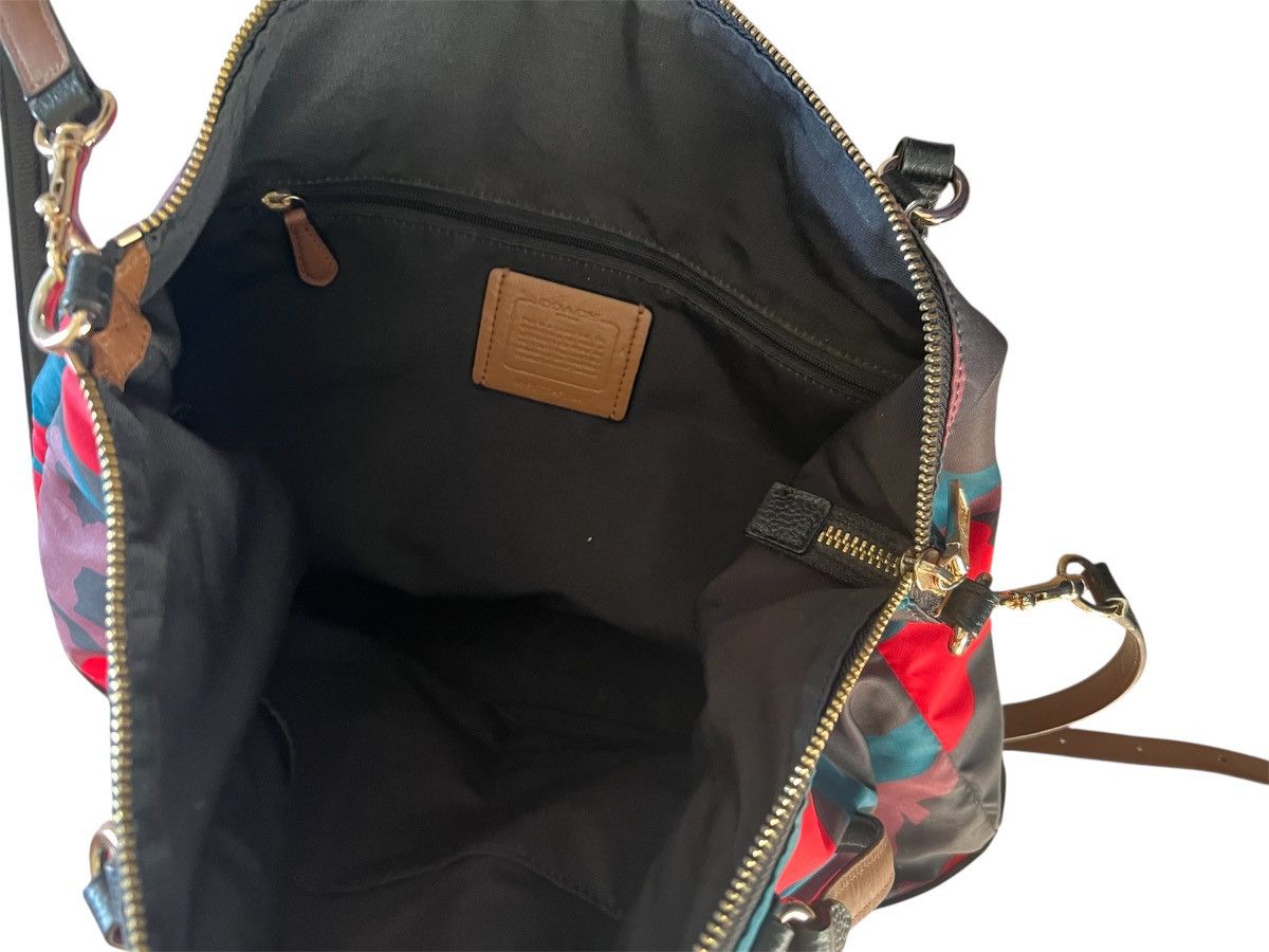 Coach Coach MultiColor Camouflage Nylon and Leather Satchel Size ONE SIZE - 5 Thumbnail