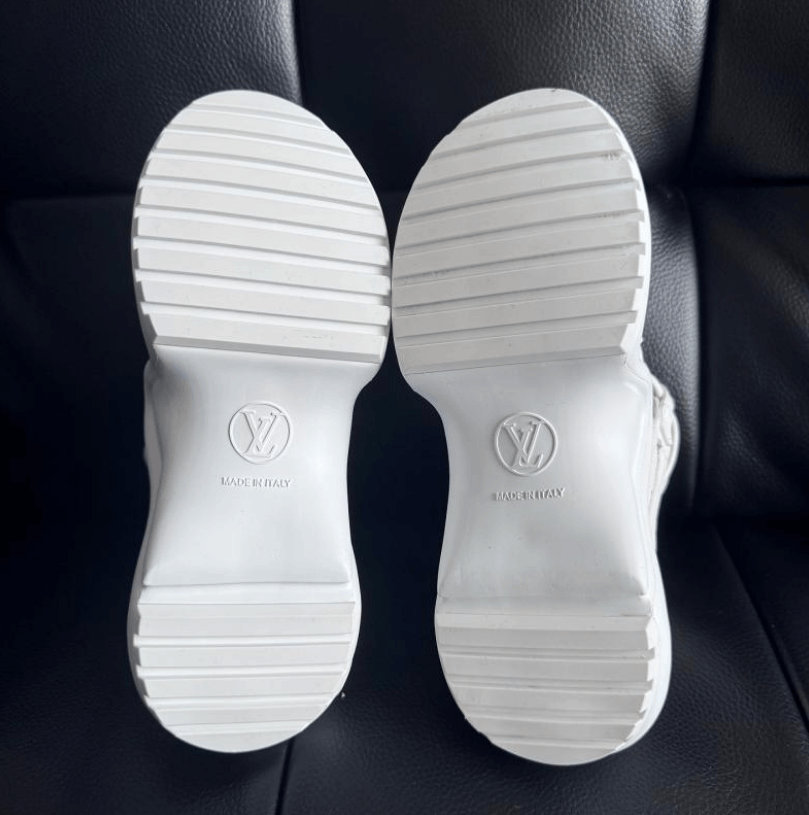 Louis Vuitton Louis Vuitton Round Toe Lace-Up Dad Sneakers 5cm Size US 4 / IT 34 - 4 Thumbnail