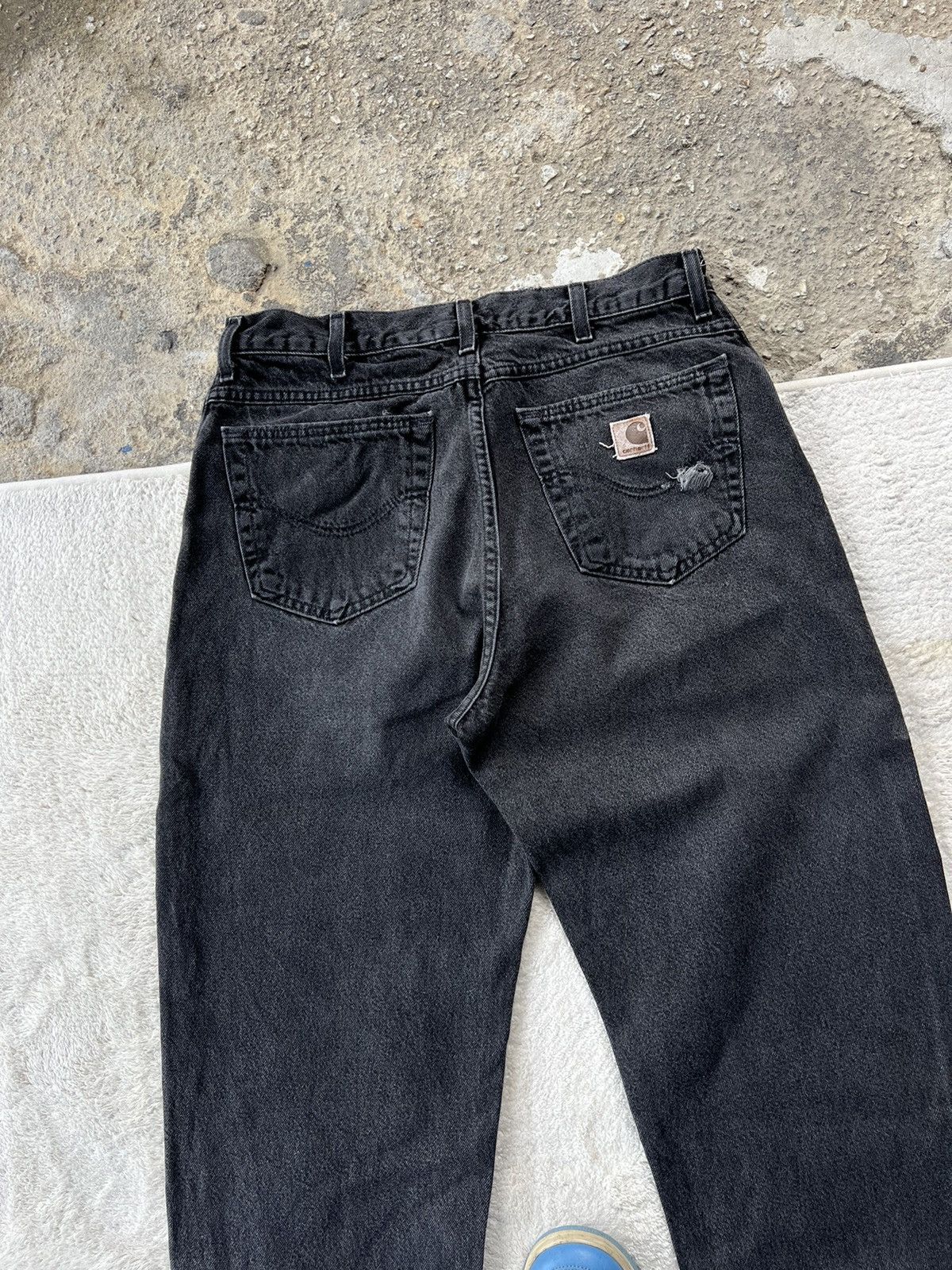 Carhartt × Vintage Carhartt Black Jeans Pants Size US 32 / EU 48 - 2 Thumbnail