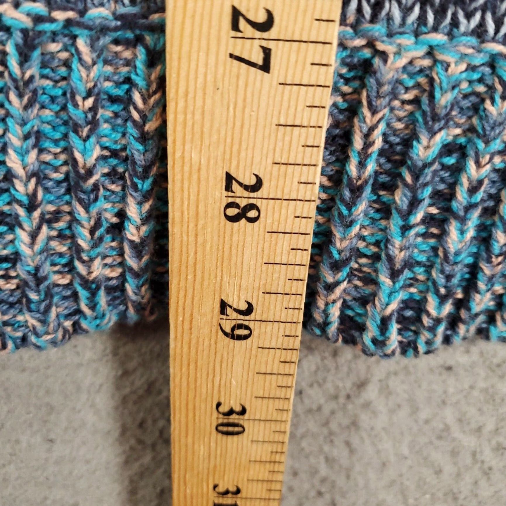 Coldwater Creek Coldwater Creek Sweater Women One Size Multicolor Geometric Knit Pullover Cap Sleeve Round Neck Womens Size ONE SIZE - 5 Thumbnail