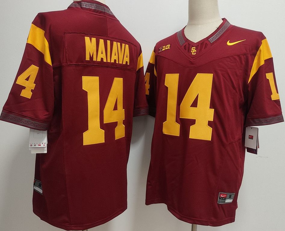 Other Men's NCAA USC Trojans 14 Jayden Maiava Red Jersey Size US M / EU 48-50 / 2 - 1 Thumbnail