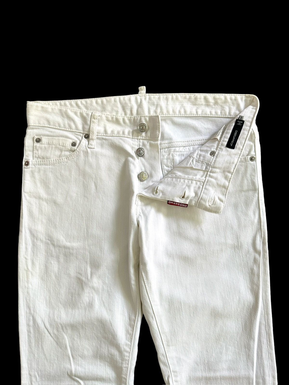 Dsquared2 [32 x 37] SS14 Dsquared White denim Made in Italy 7 pocket Size US 32 / EU 48 - 4 Thumbnail