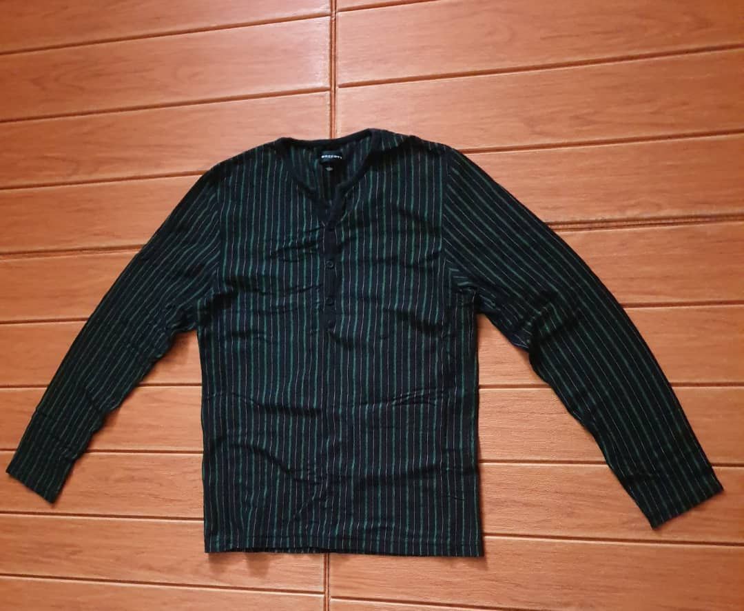Boycott Boycott Japanese brand stripe longsleeve shirt Size US M / EU 48-50 / 2 - 5 Thumbnail