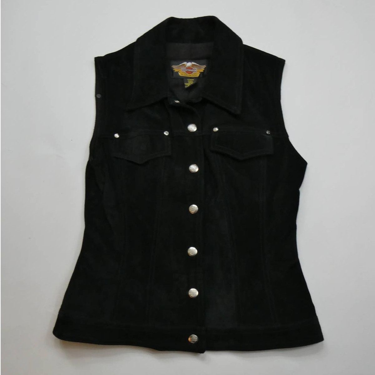 Harley Davidson Harley Davidson Genuine Suede Leather Vest - small, NEW Size S / US 4 / IT 40 - 1 Thumbnail
