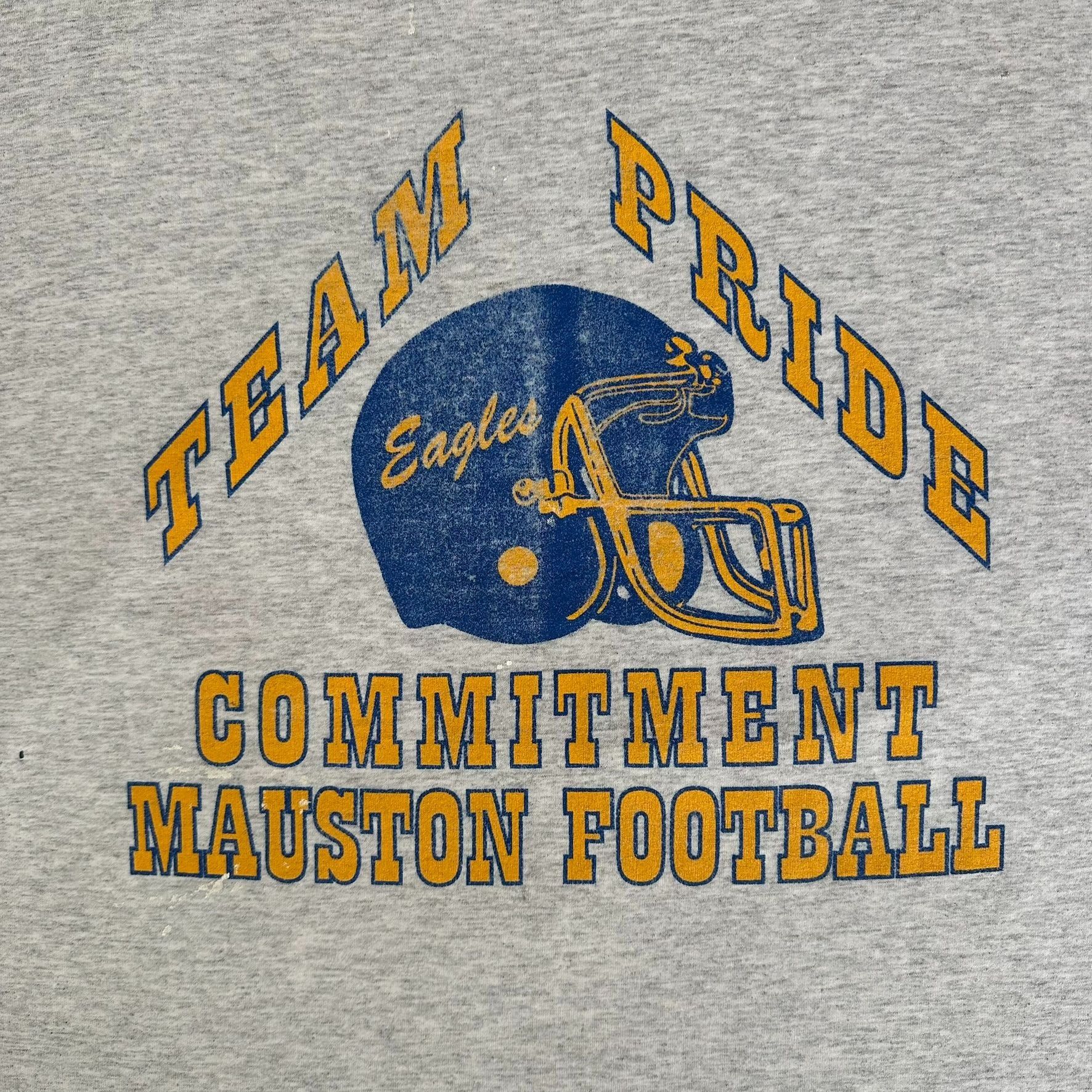 Hanes Vintage 90s Eagles Varsity Football T-Shirt Single Stitch Hi Size US XL / EU 56 / 4 - 2 Thumbnail