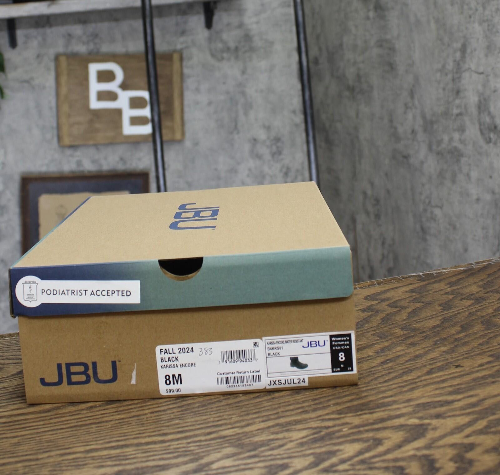 Other Nwt Jbu By Jambu Womens Comfort Casual Ankle Bootie Black 8m Size US 8 / IT 38 - 6 Thumbnail