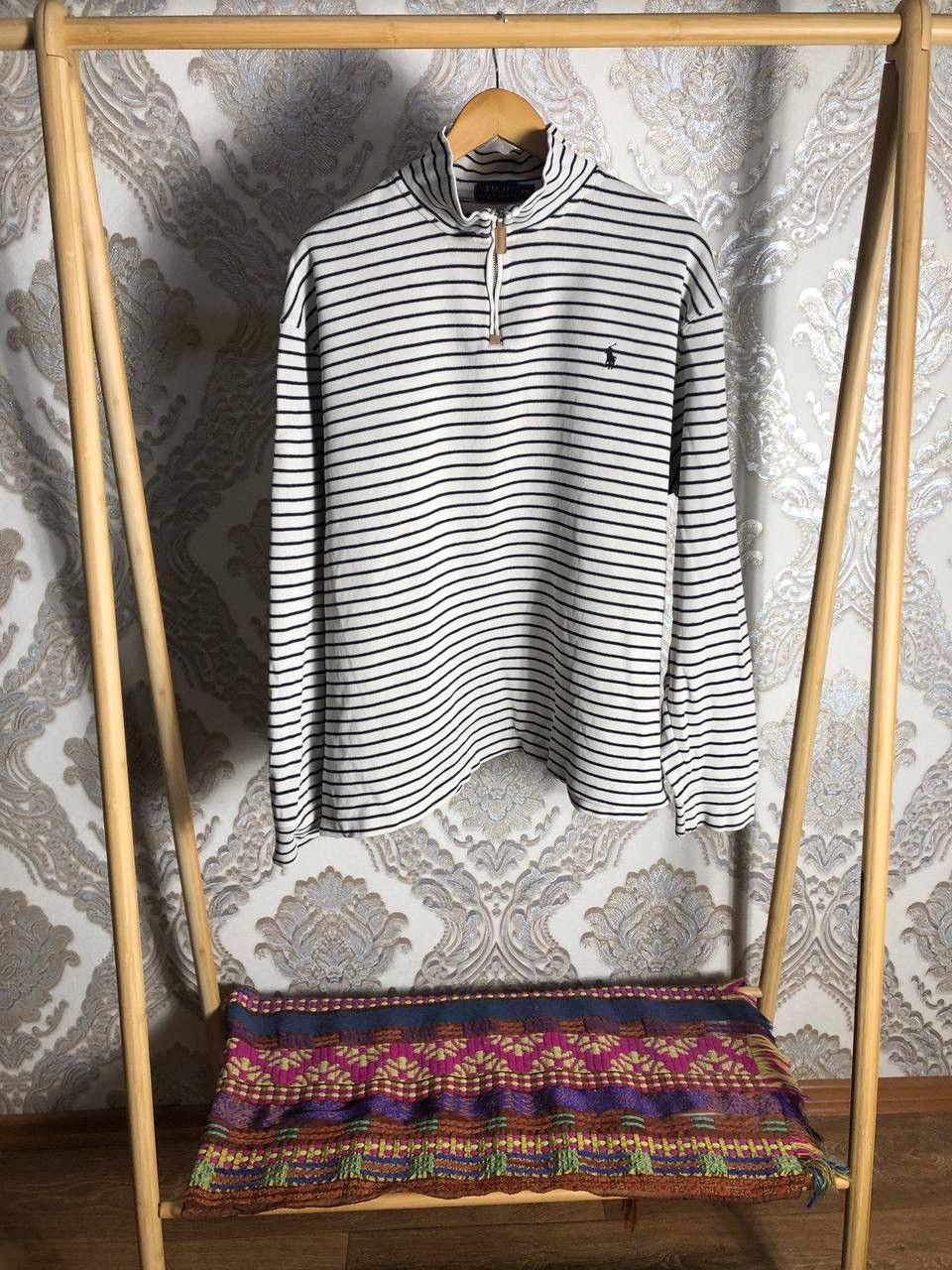 Polo Ralph Lauren VINTAGE POLO RALPH LAUREN ZIP SWEATER DESIGNER CASUAL 90s Size US XXL / EU 58 / 5 - 1 Thumbnail