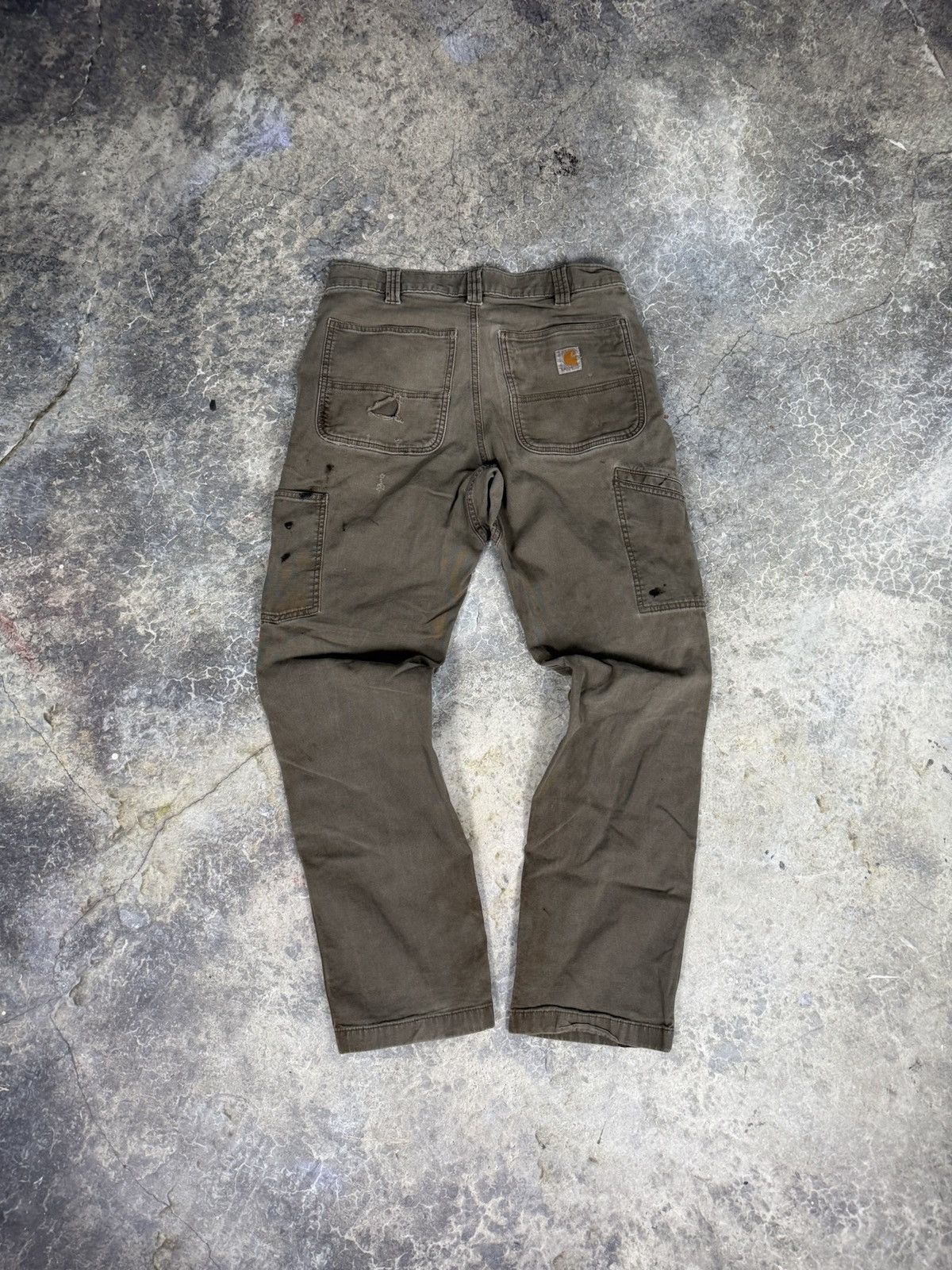 Carhartt × Vintage Vintage Thrashed Painter Carhartt Pants Size US 34 / EU 50 - 4 Thumbnail