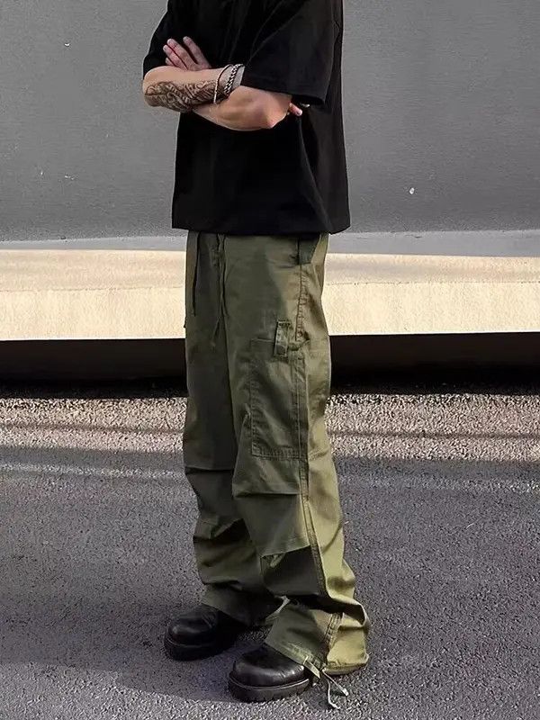 VIBE Vintage paratrooper green rare cargo trousers Size US 34 / EU 50 - 3 Thumbnail
