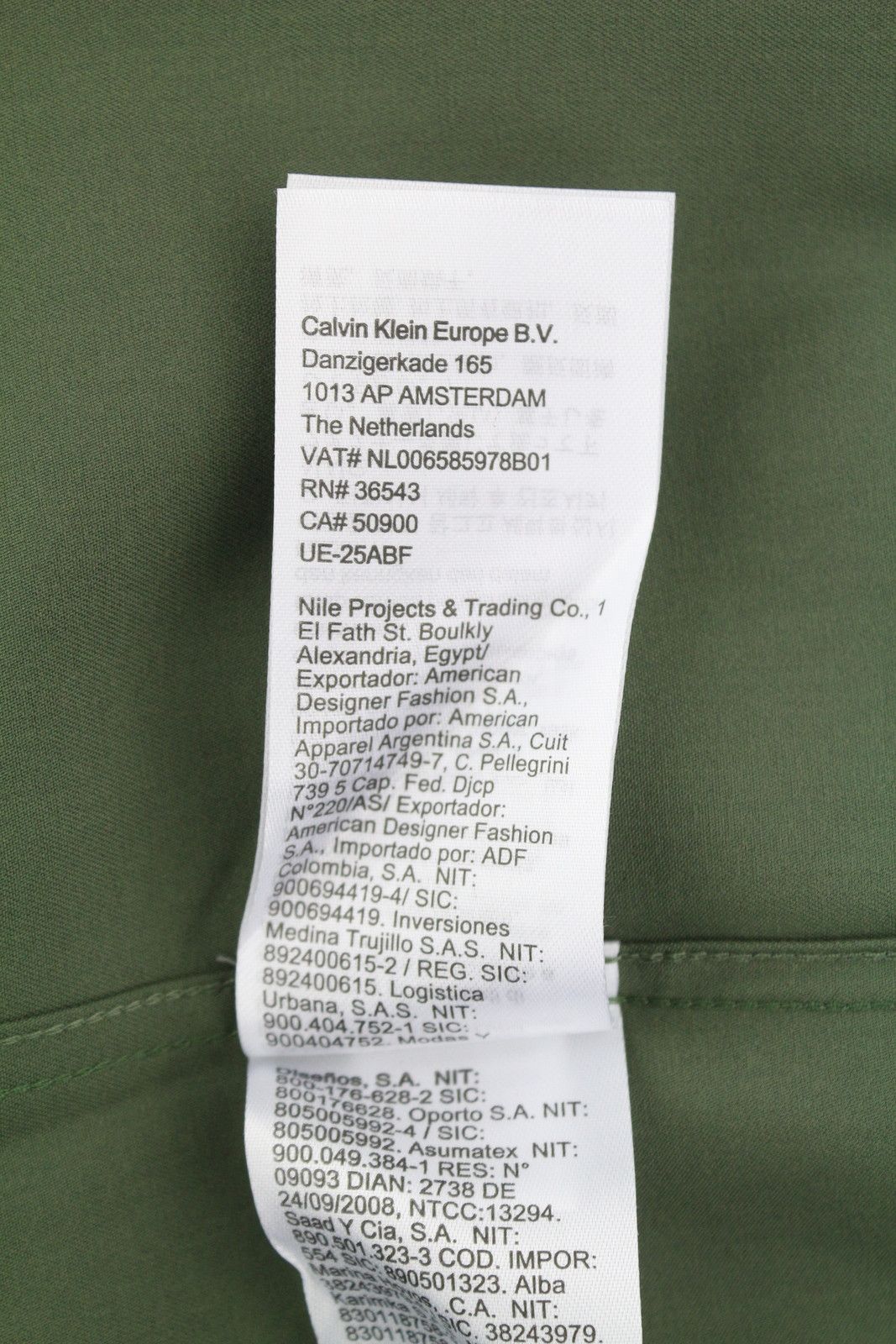 Calvin Klein MINIMAL TWILL TAIL S Green Patch Pocket 87676 Size US S / EU 44-46 / 1 - 9 Thumbnail