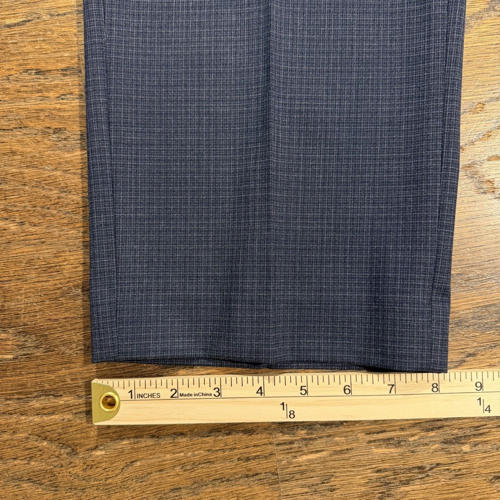 Michael Kors Michael Kors Blue Micro Check Dress Pants 38x32 NWT Size US 38 / EU 54 - 9 Thumbnail