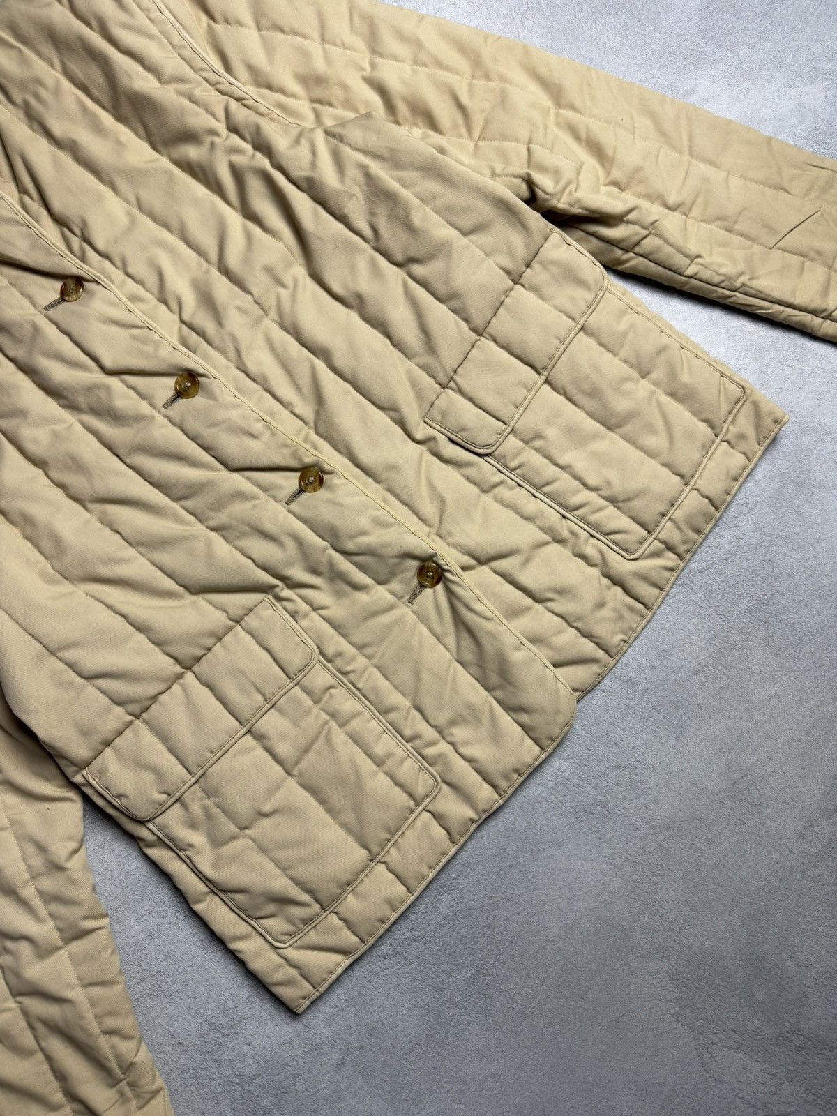 Aquascutum Aquascutum Padded Jacket Round Neck House Check Lining Size L / US 10 / IT 46 - 4 Thumbnail