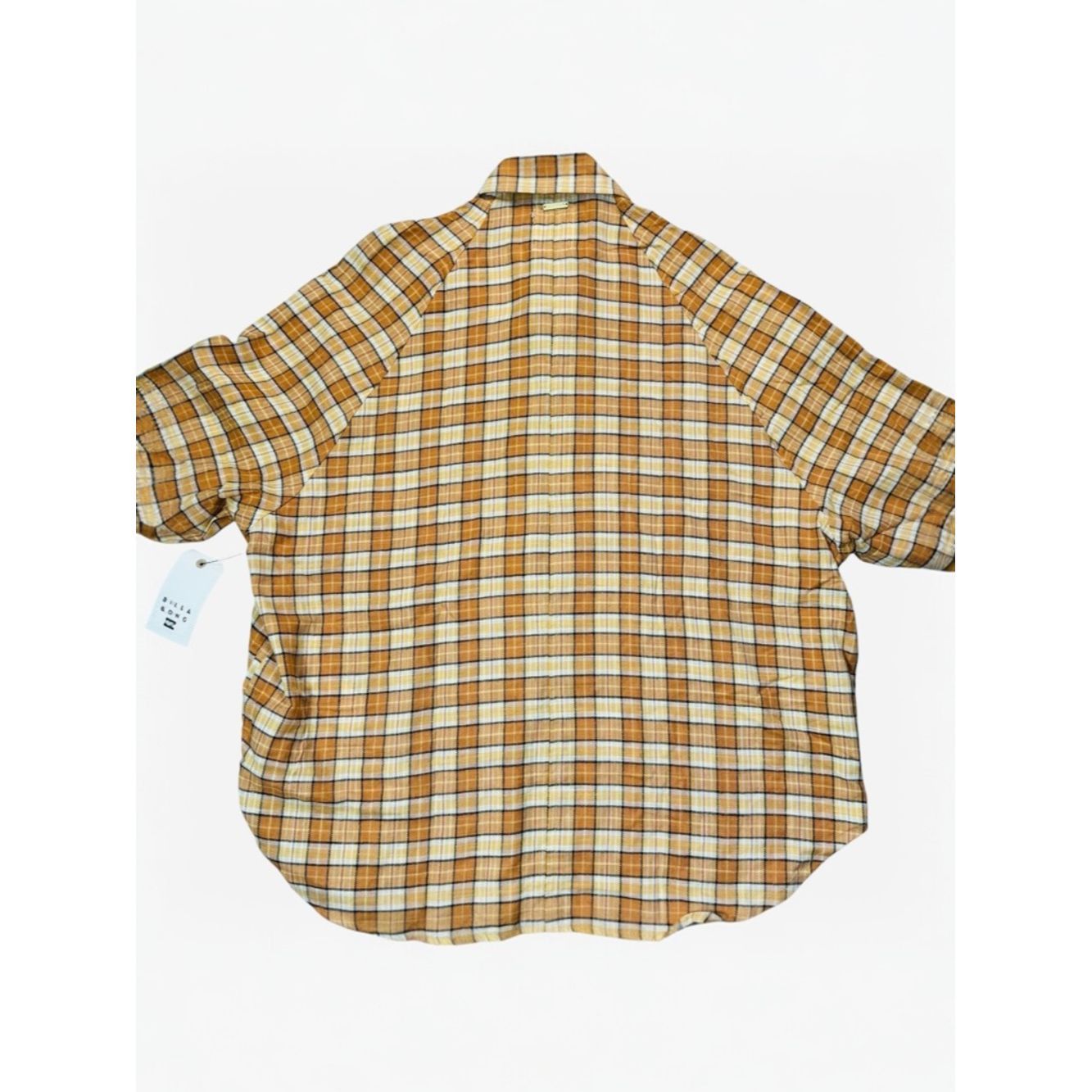 Billabong NWT New Billabong Best Time Cotton Long Sleeve Plaid Shirt Size L / US 10 / IT 46 - 6 Thumbnail