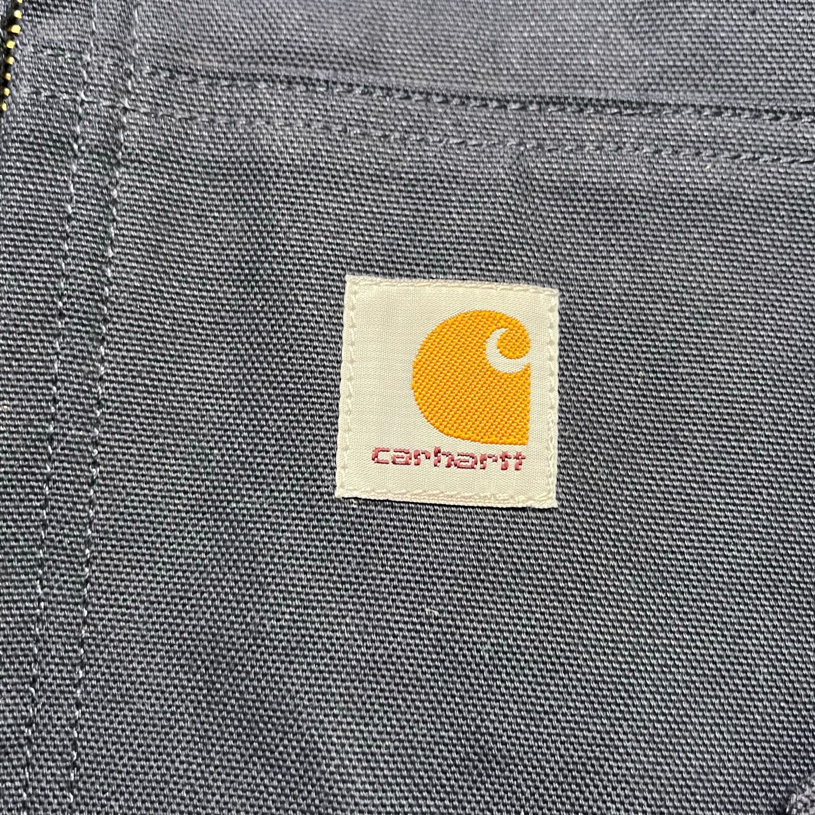 Carhartt Carhartt Loose Fit Duck Hooded Work Jacket 2XL Navy Blue Size US XXL / EU 58 / 5 - 10 Thumbnail