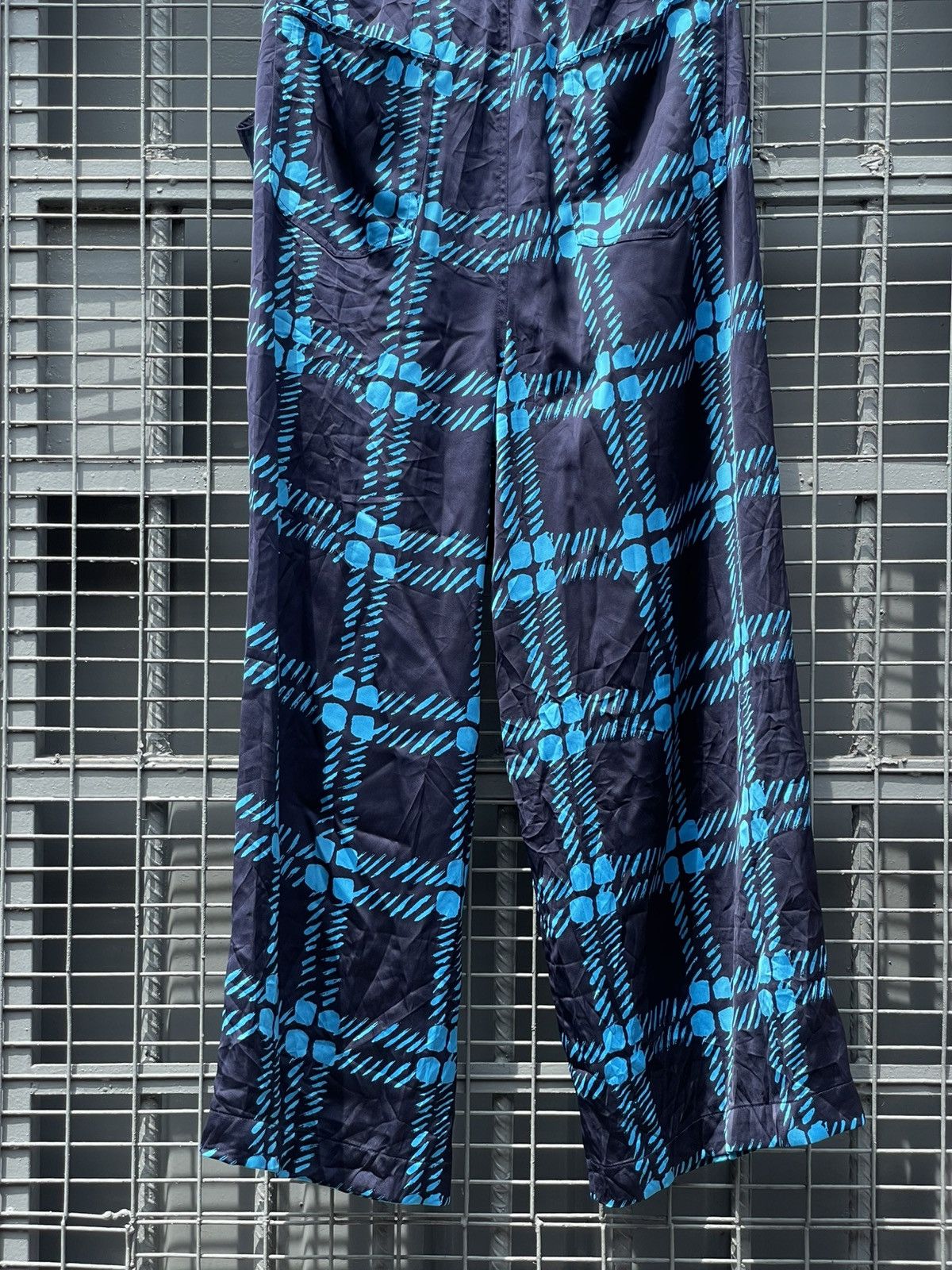 Marni × Uniqlo Plaid Wide-Leg Pants Size 30" / US 8 / IT 44 - 6 Thumbnail