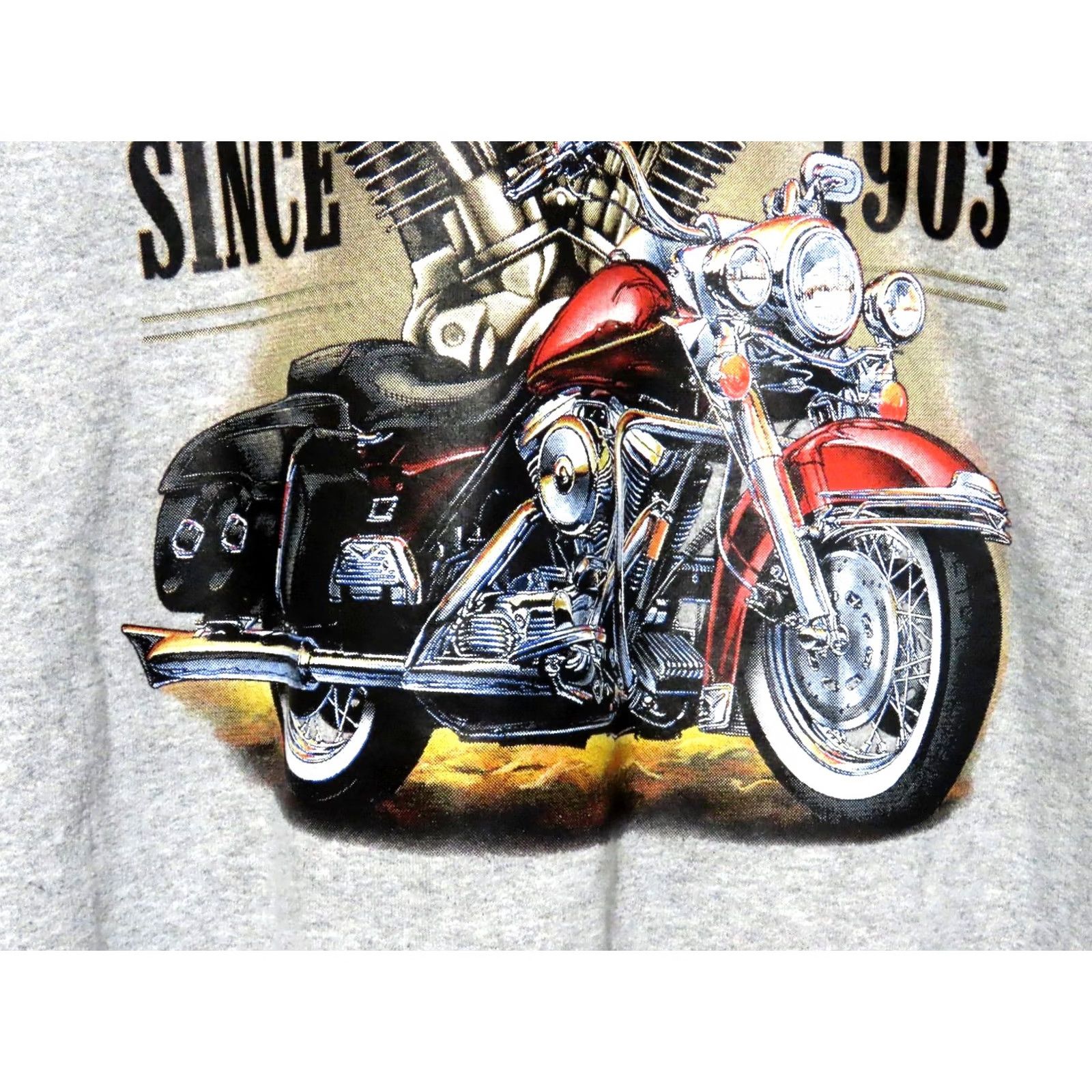 Gildan Gildan Mens 2XL Motorcycle Gray Sweatshirt For the People By the People 1903 Size US XXL / EU 58 / 5 - 3 Thumbnail